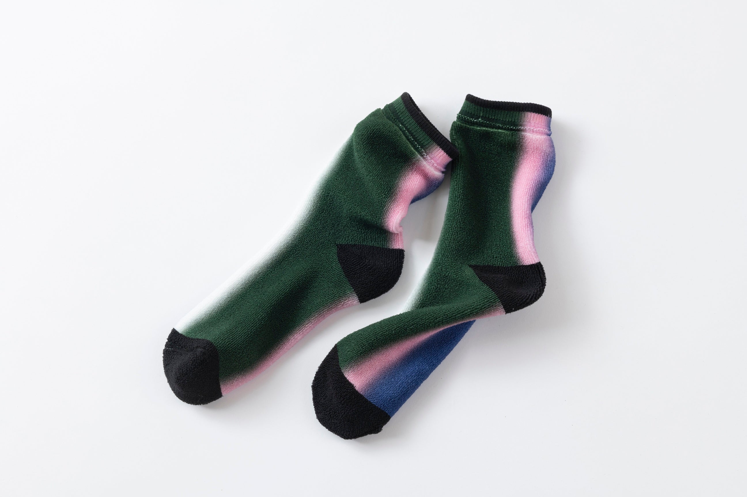 BI-COLOR PILE SOCKS