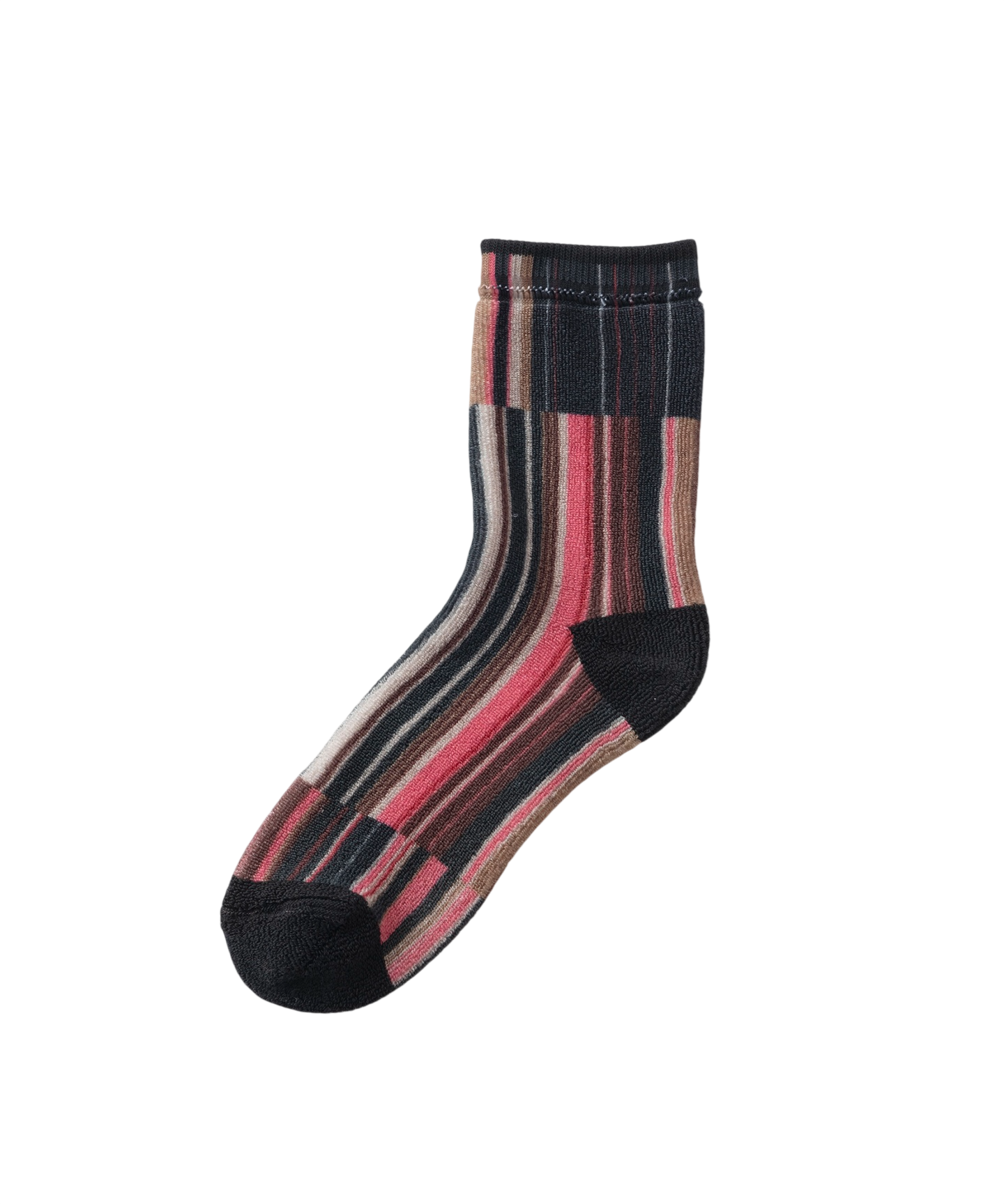 MULTI-STRIPE PILE SOCKS