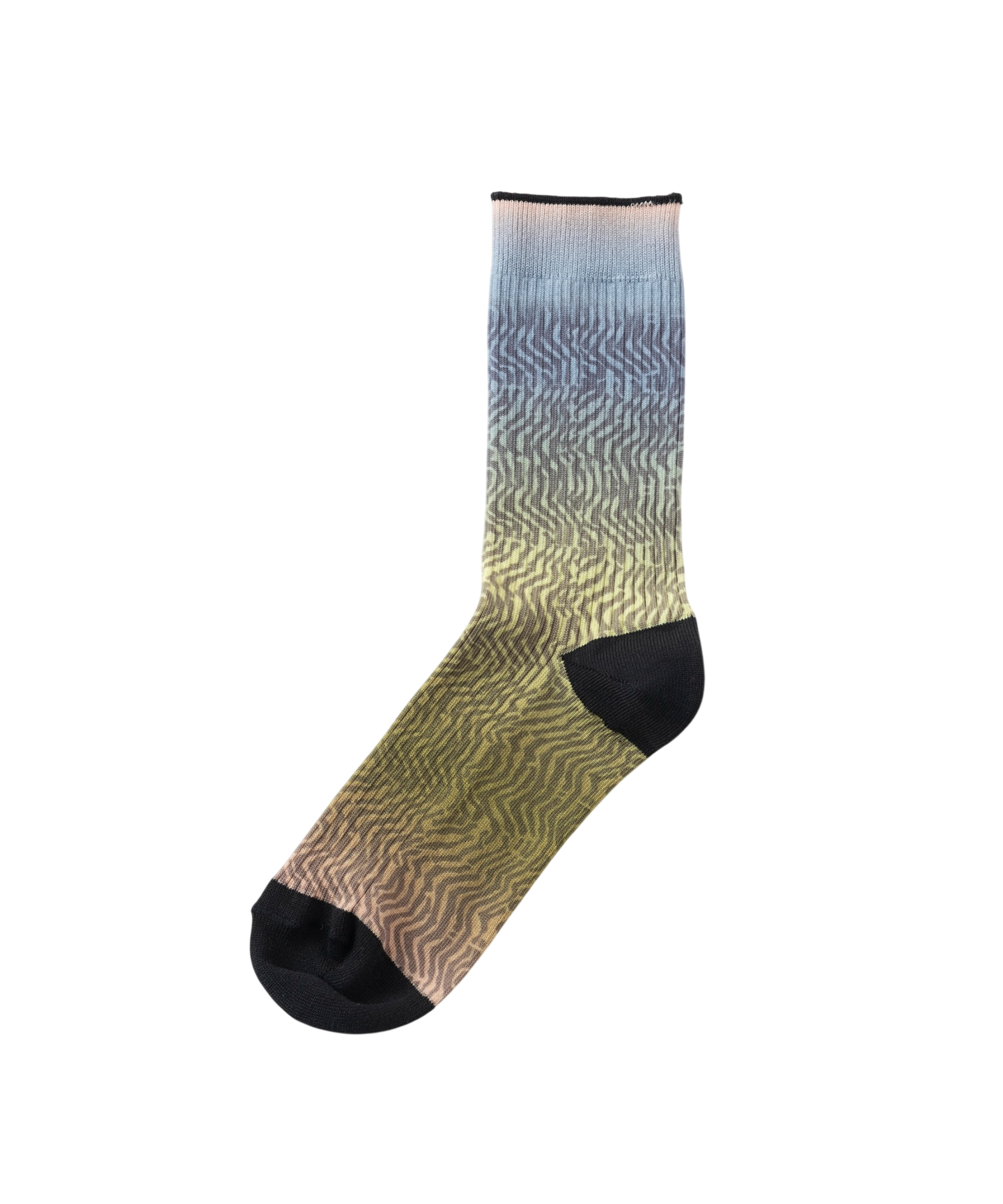 ZIGZAGSHELL PRINT SOCKS