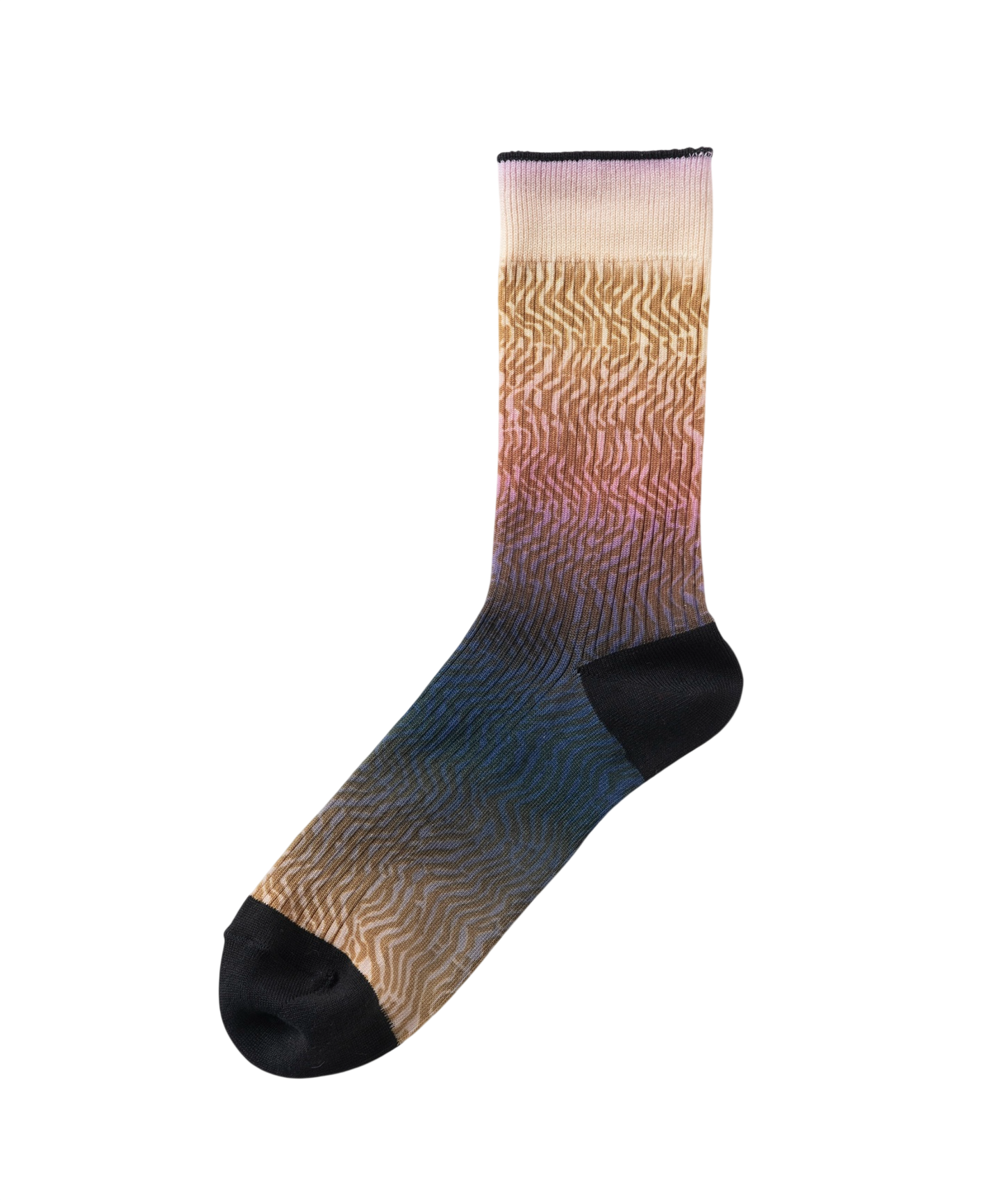 ZIGZAGSHELL PRINT SOCKS