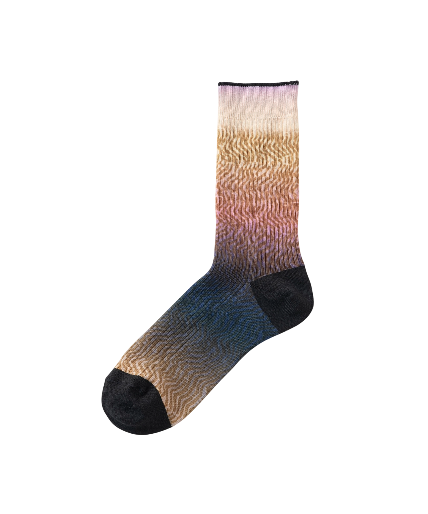 ZIGZAGSHELL PRINT SOCKS