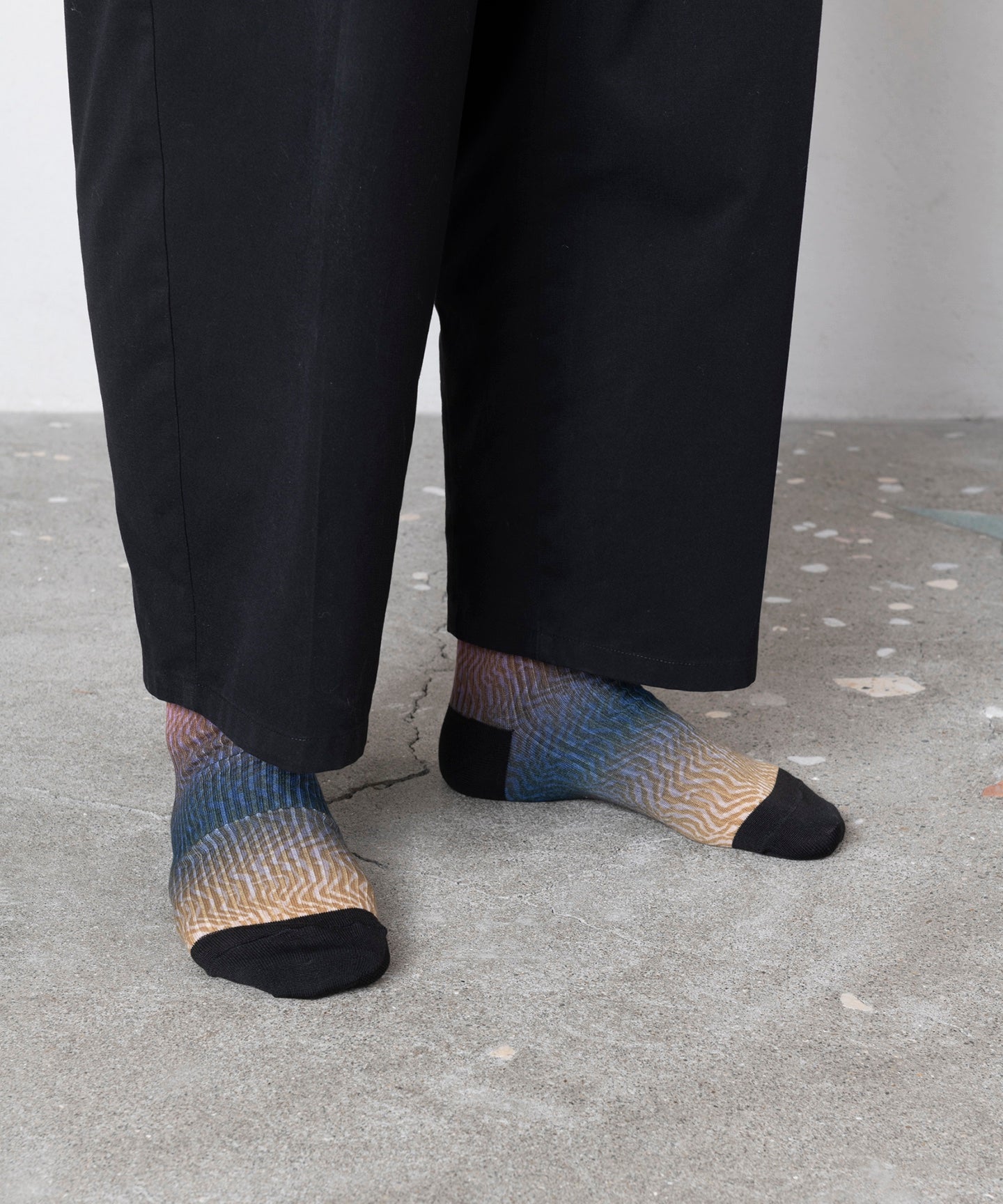 ZIGZAGSHELL PRINT SOCKS