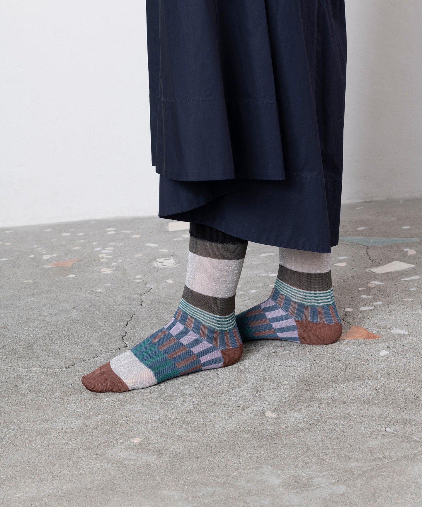 BORDER STRIPE SOCKS