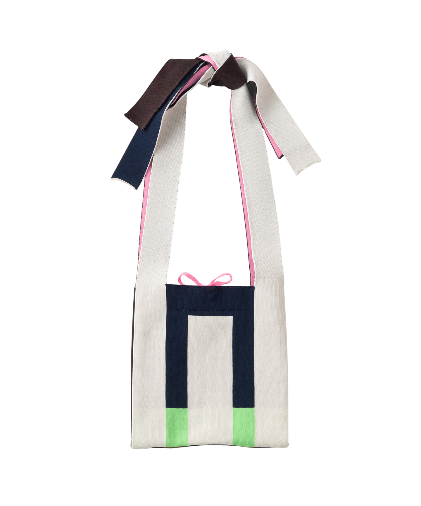 COLORED ARRANGE KNOT BAG