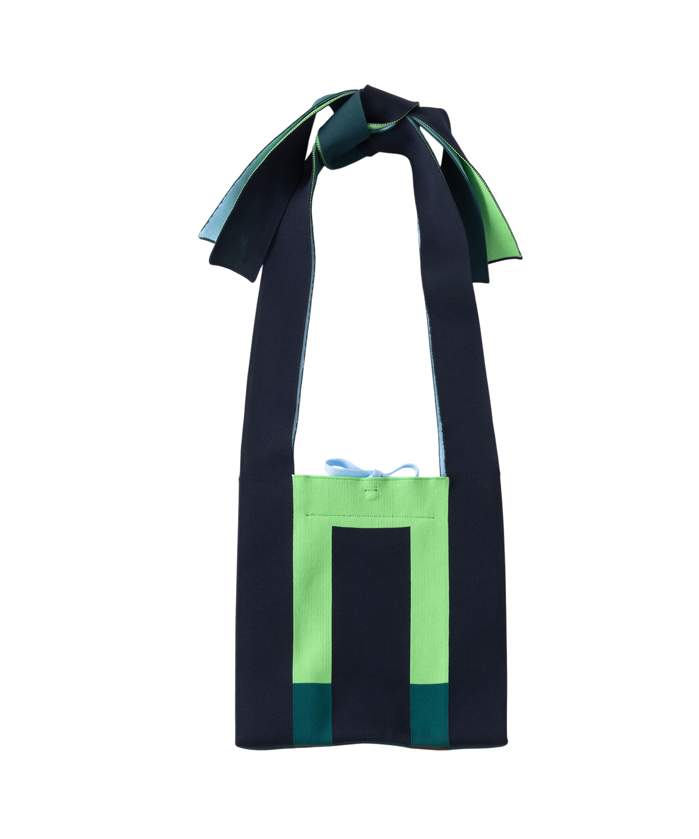 COLORED ARRANGE KNOT BAG