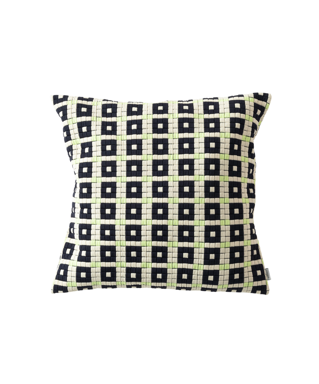 SQUARE TILED PATTERN CUSHION COVER