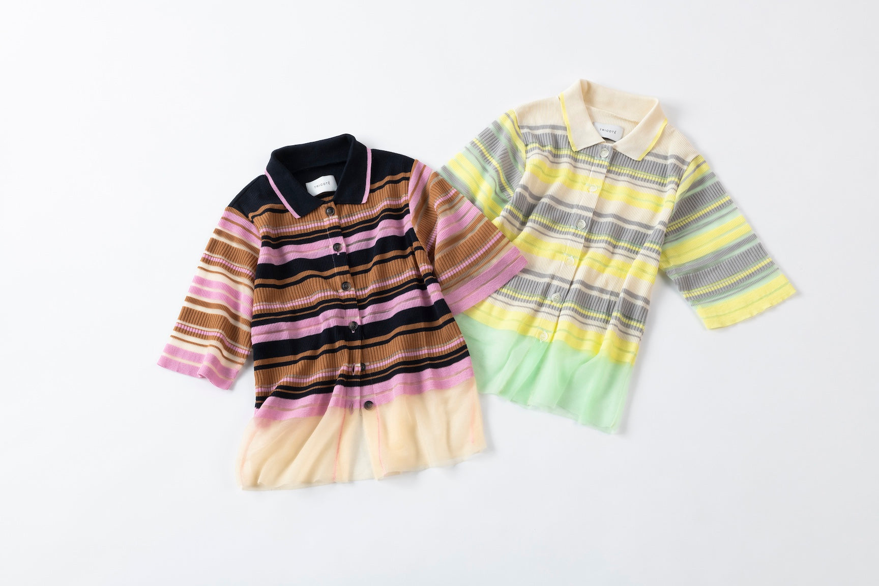 SHEER BORDER TOPS