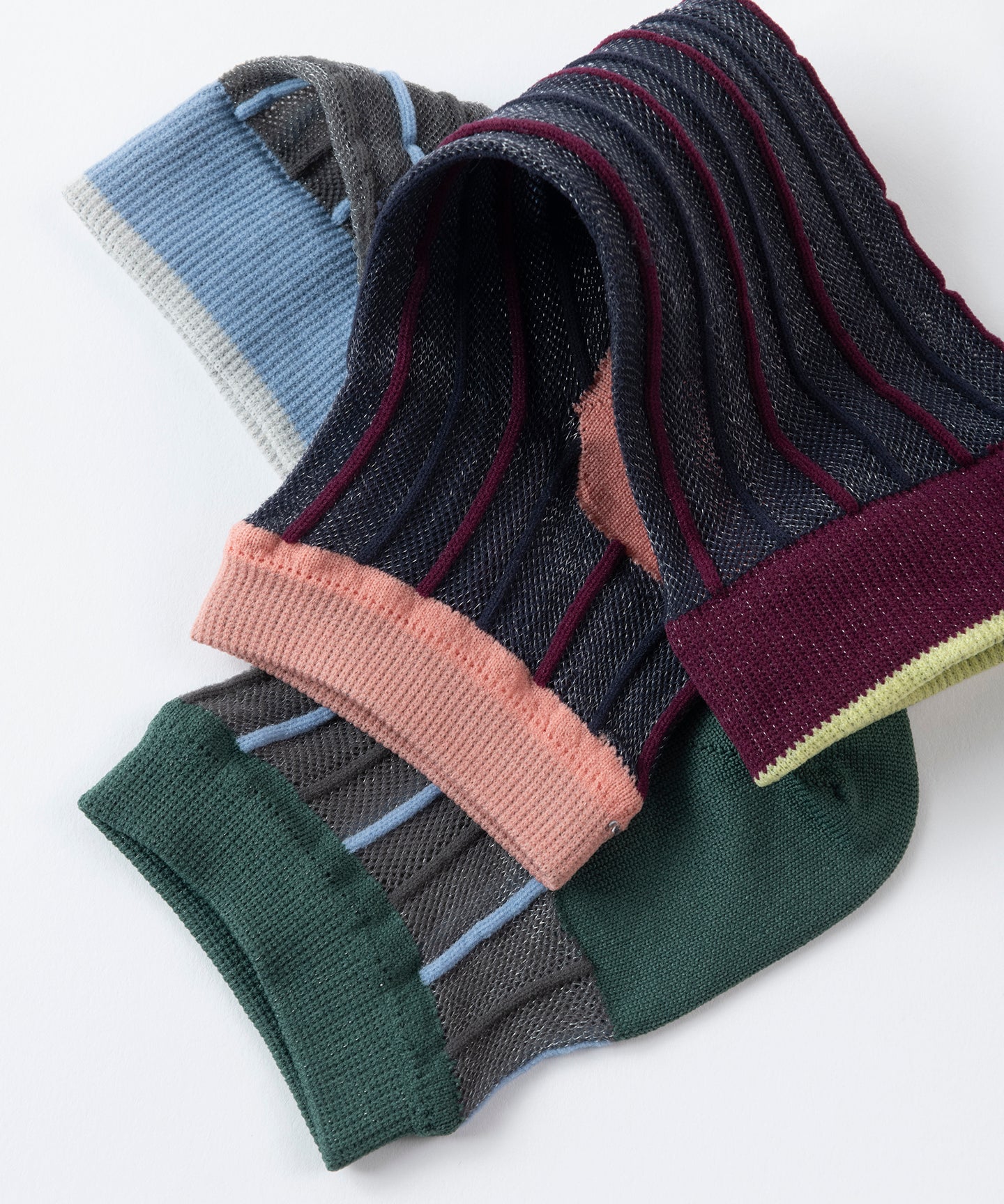 STRIPED SHEER LEGGING SOCKS