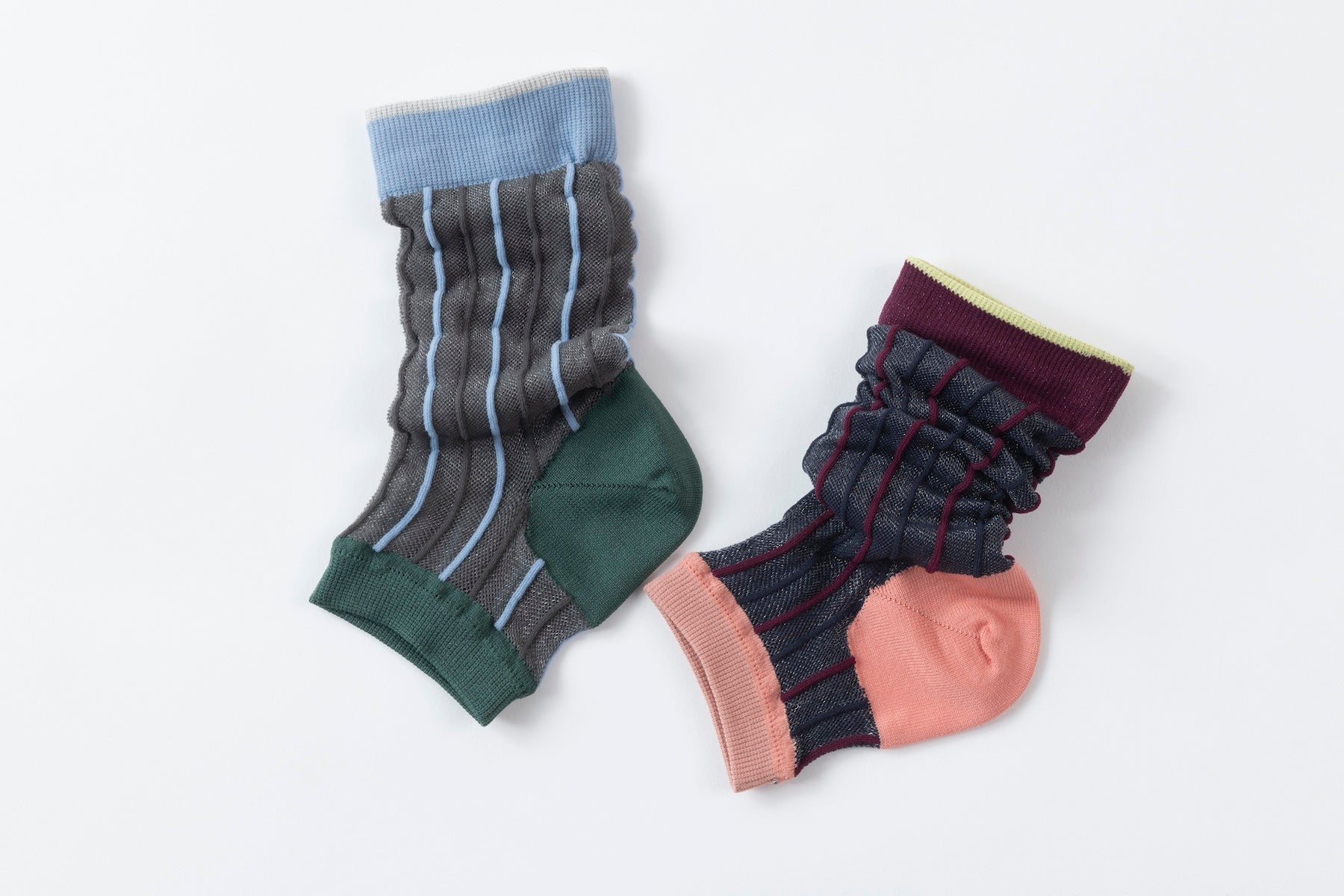 STRIPED SHEER LEGGING SOCKS