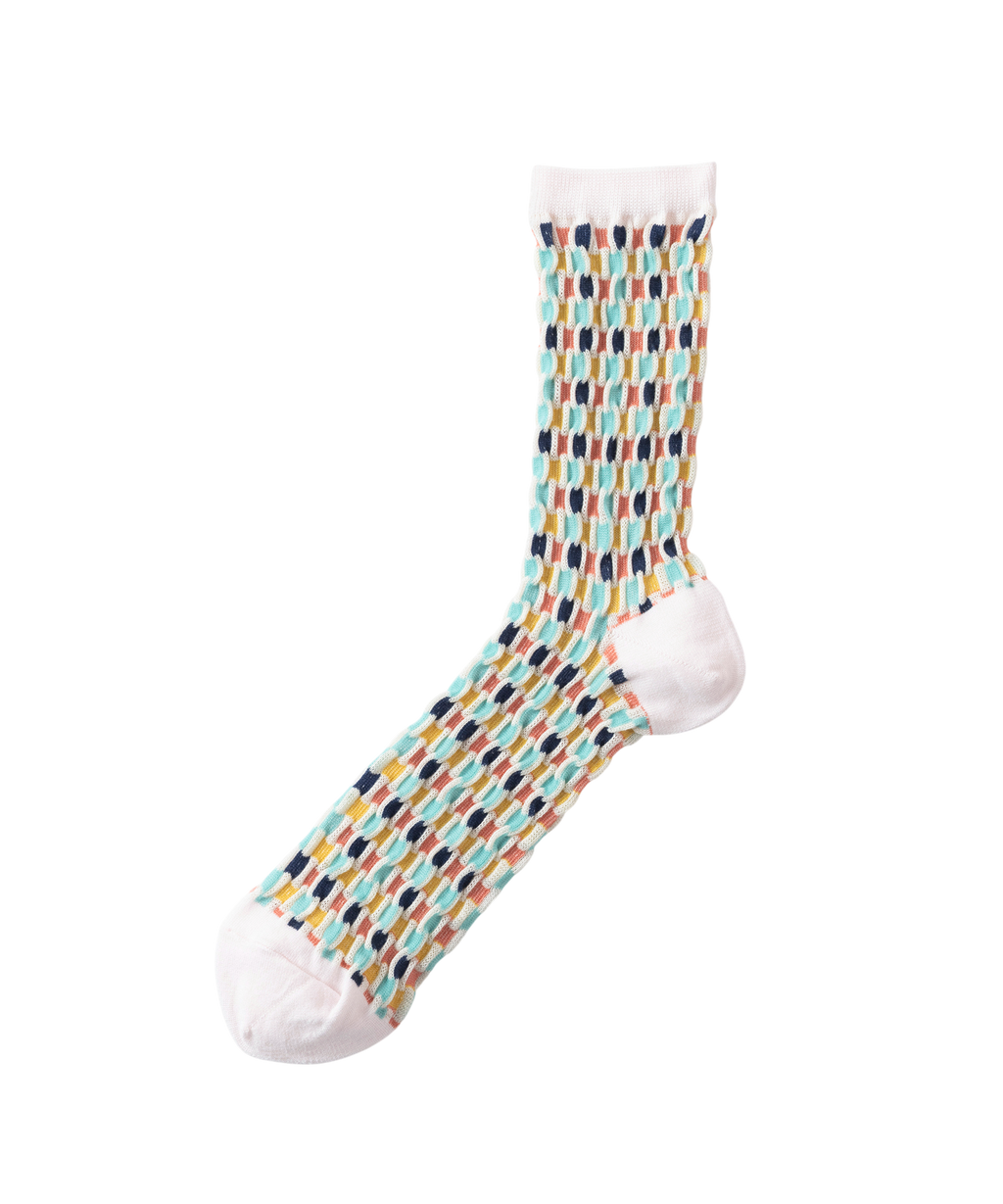 BUMPY CHECKERD SOCKS