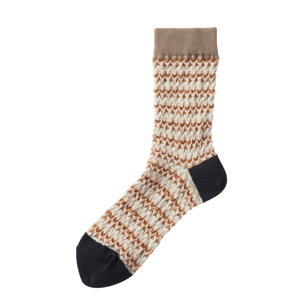 ボロボロソックス WAVE BORDER BUMPY SOCKS