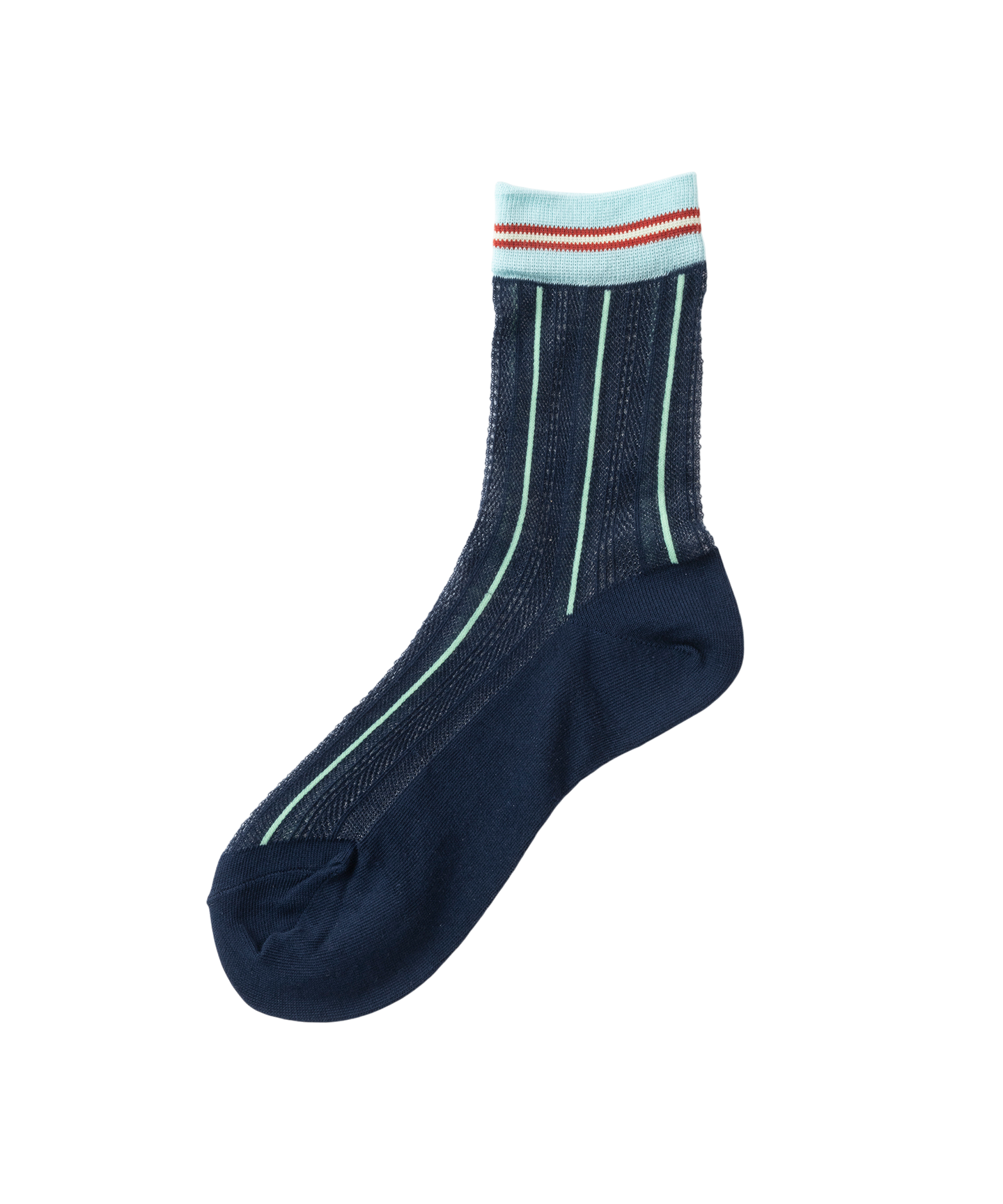 STRIPE SHEER MESH SOCKS