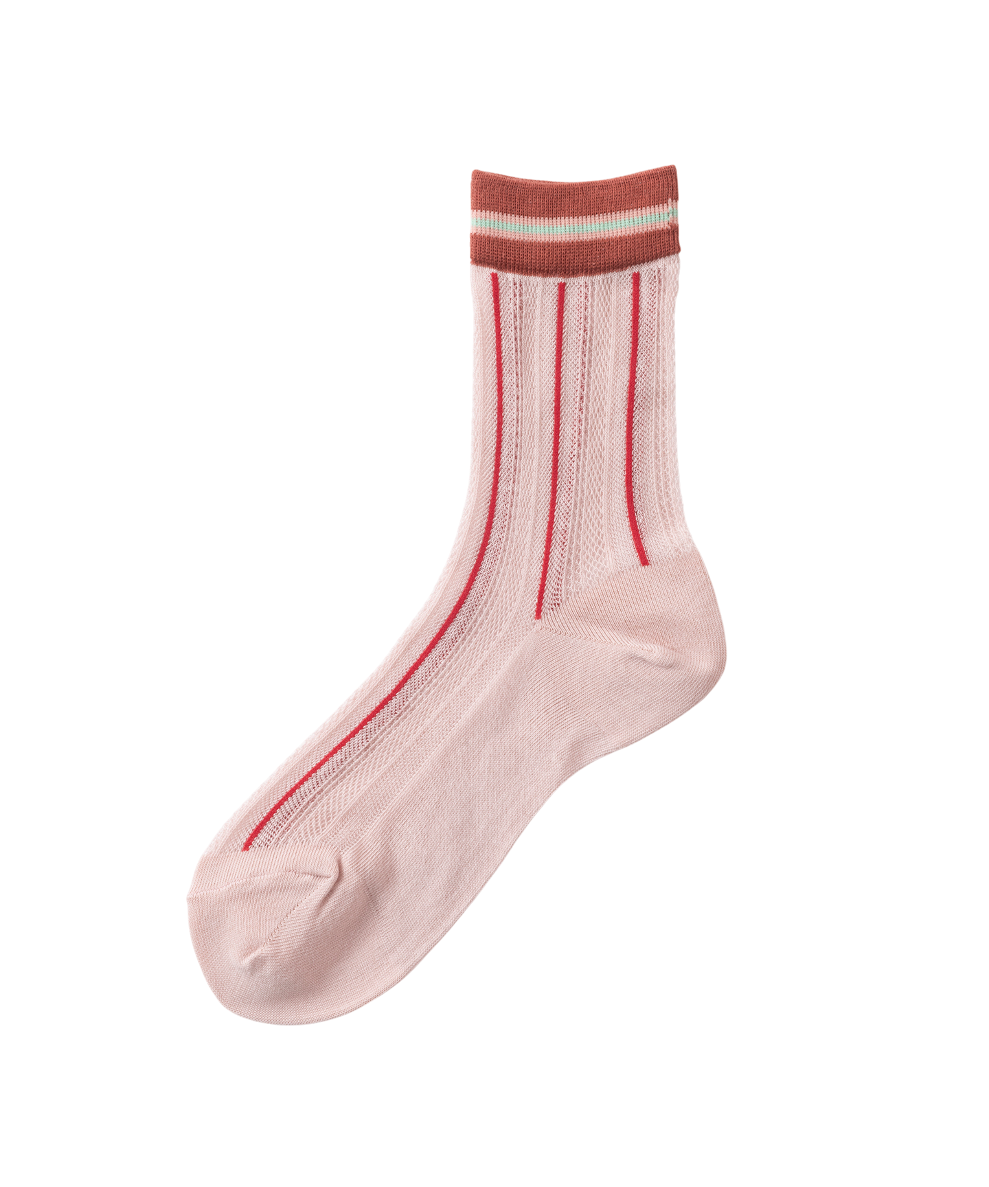 STRIPE SHEER MESH SOCKS