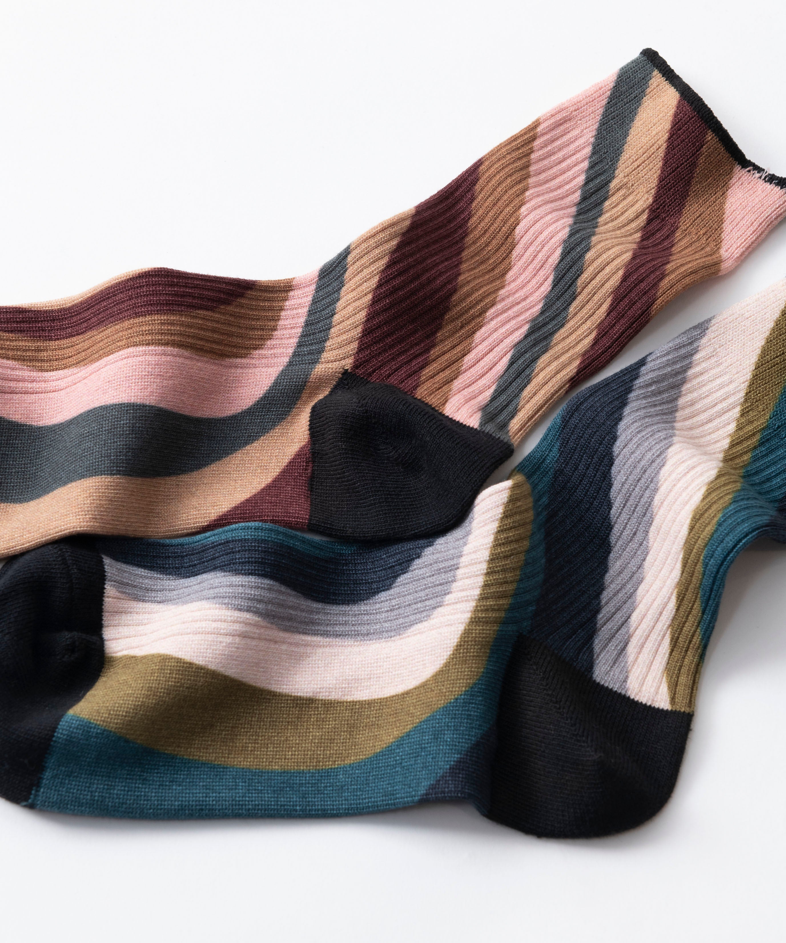 TWIST STRIPE LINK SOCKS