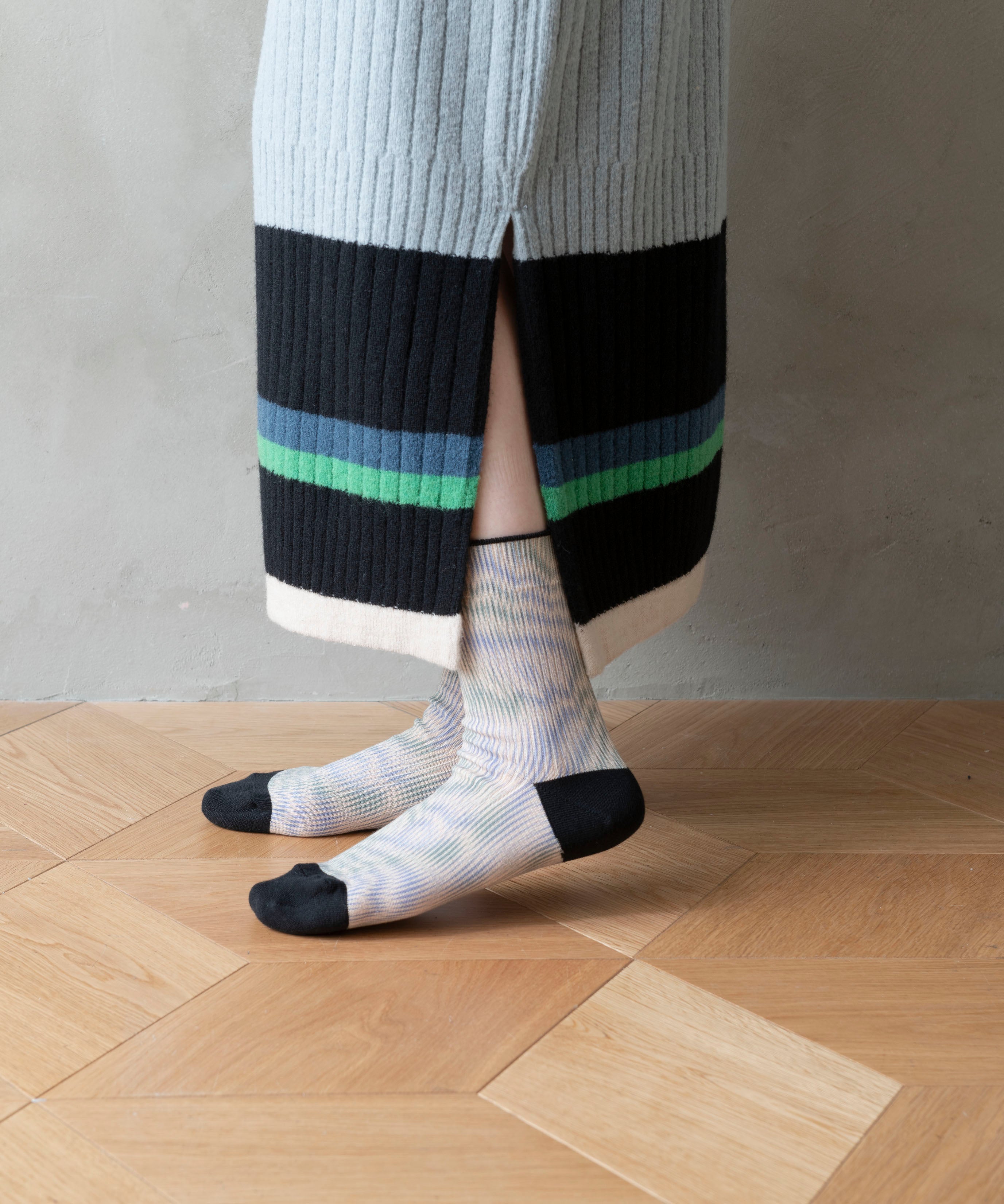 MOIRE LINK SOCKS