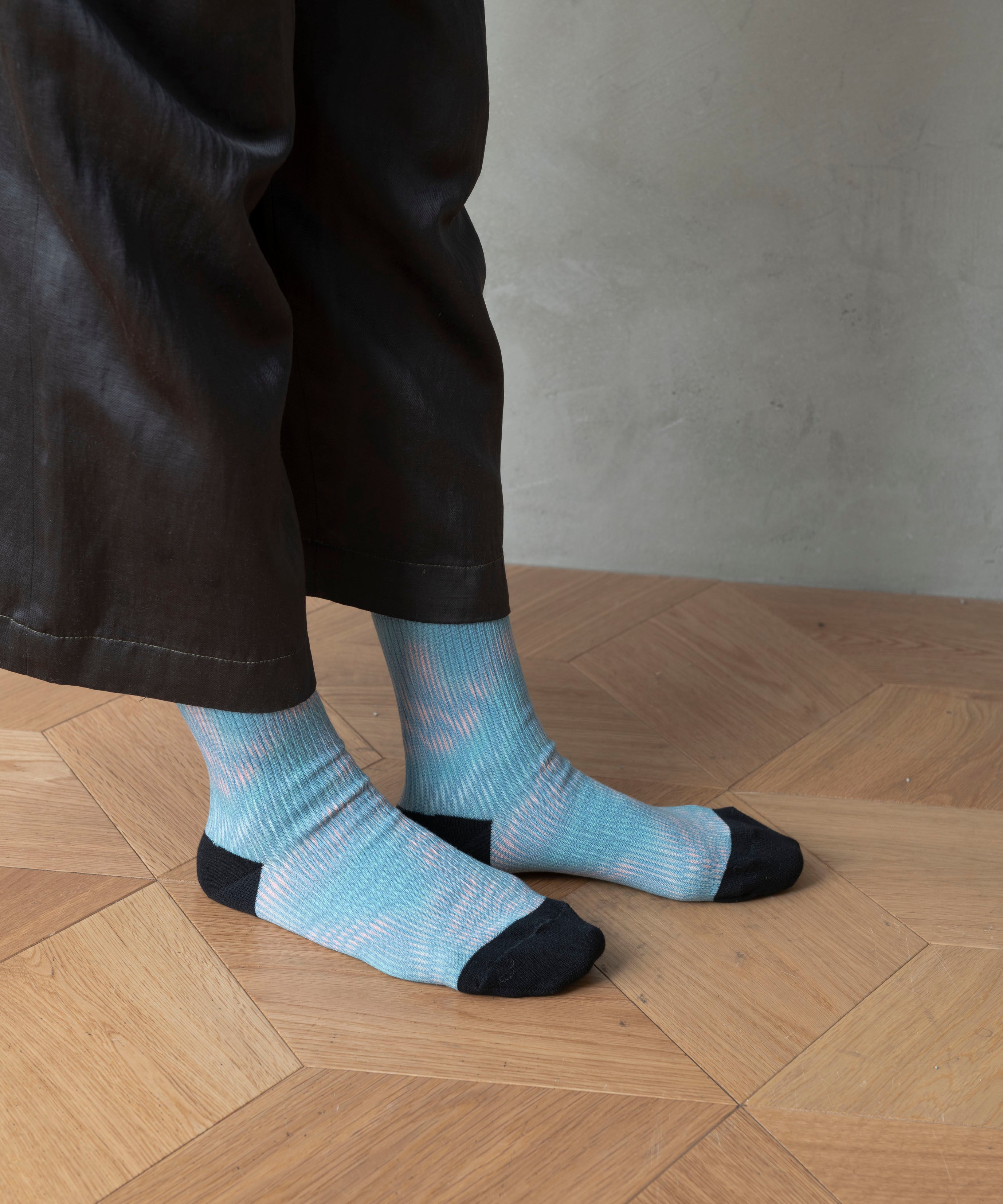 MOIRE LINK SOCKS