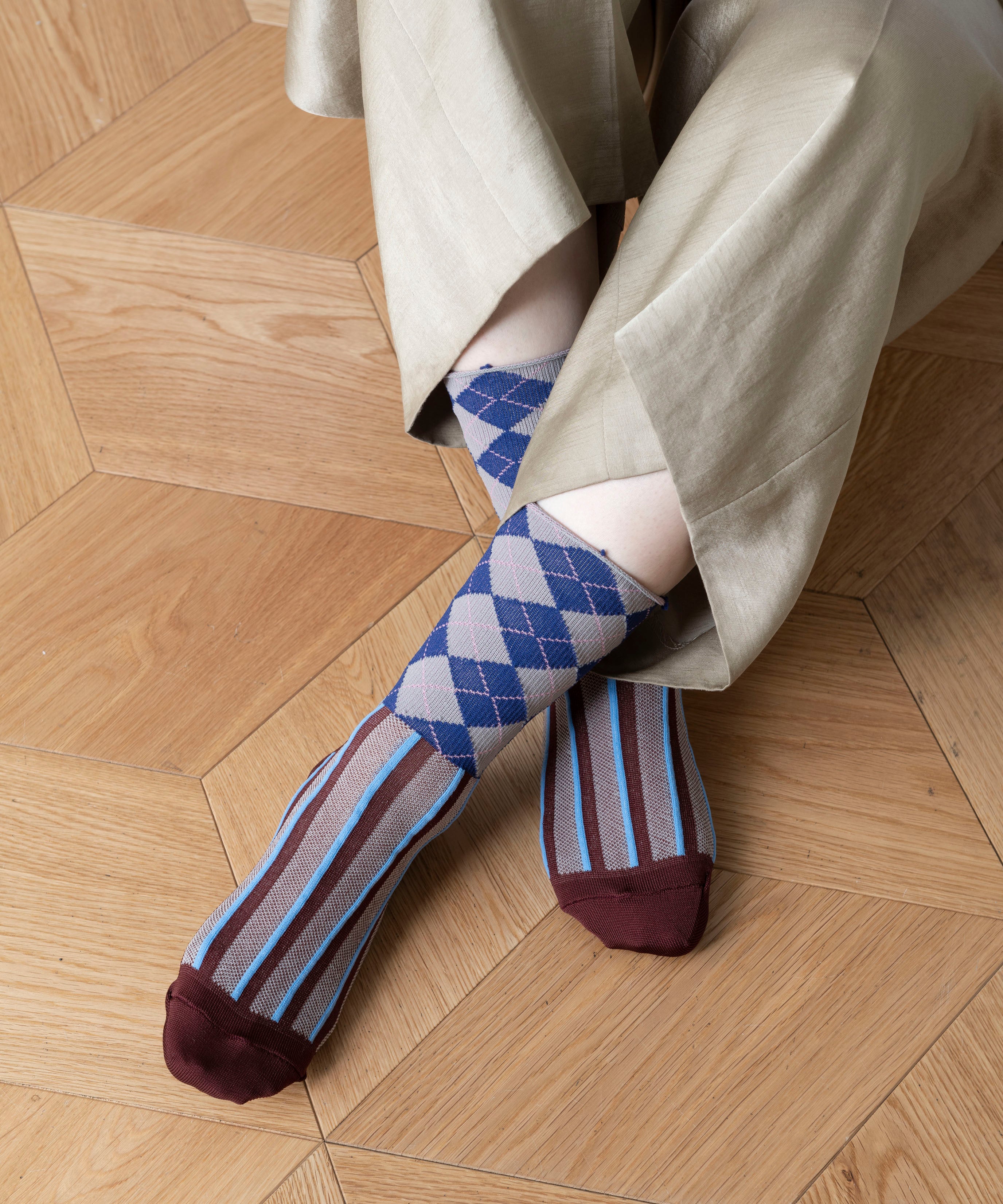 ARGYLE COMBINATION SOCKS