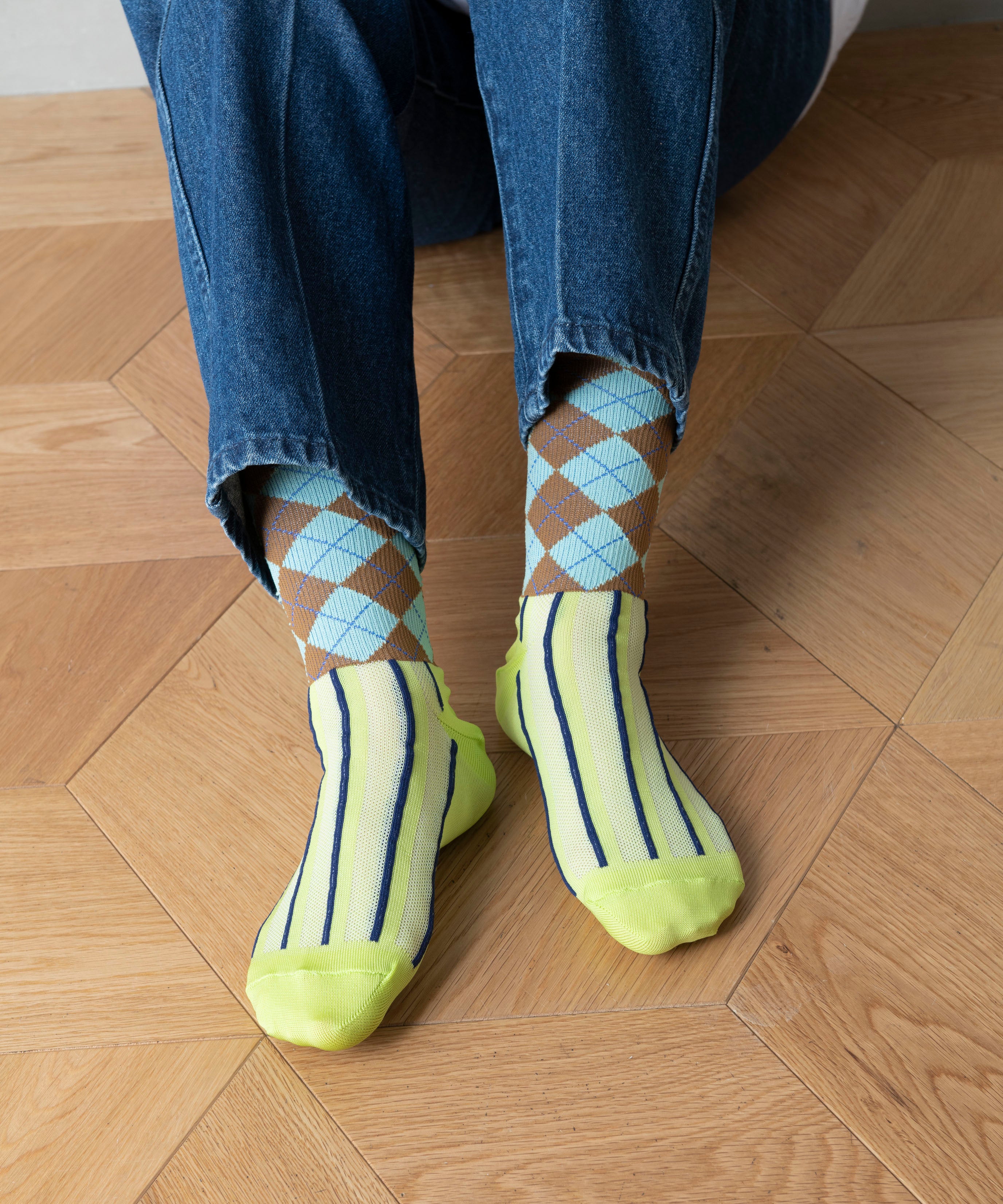 ARGYLE COMBINATION SOCKS