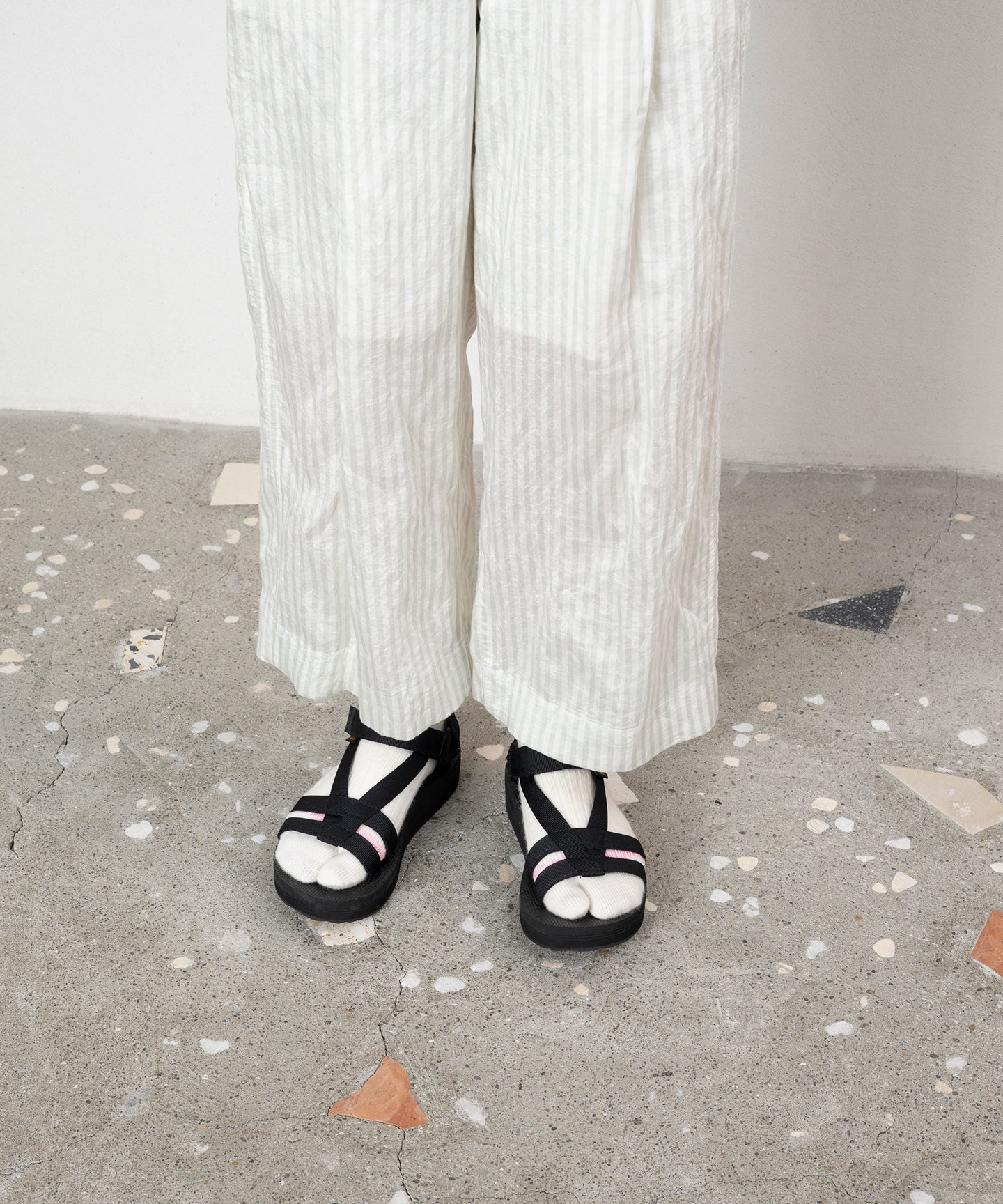 RIB-STRIPE SOCKS