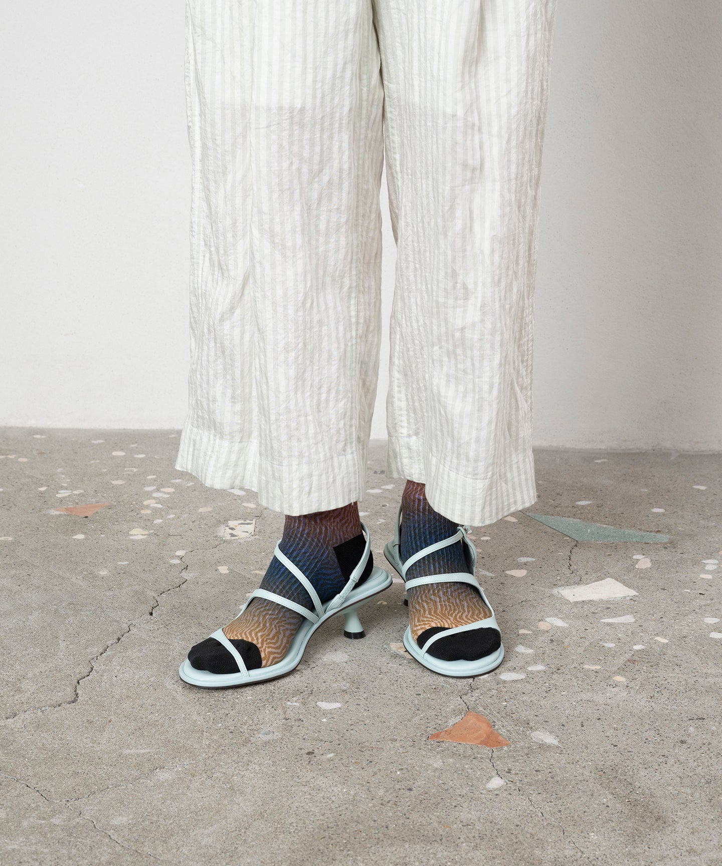 ZIGZAGSHELL PRINT SOCKS