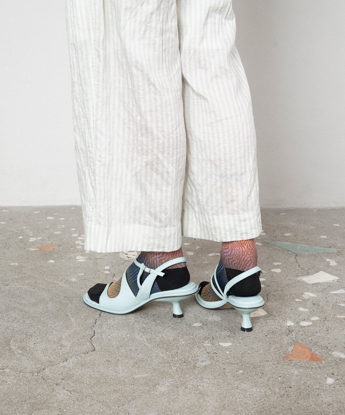 ZIGZAGSHELL PRINT SOCKS