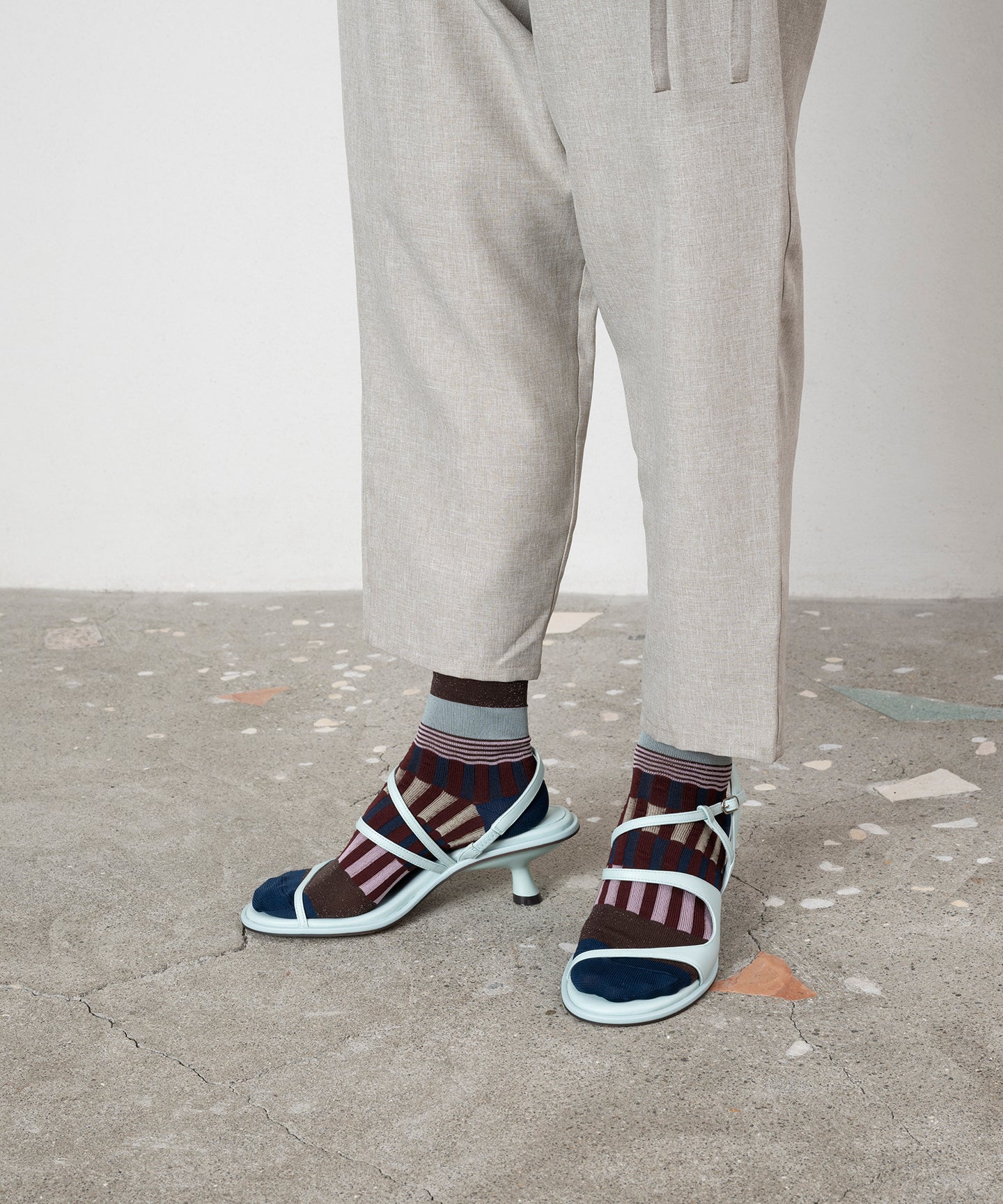 BORDER STRIPE SOCKS