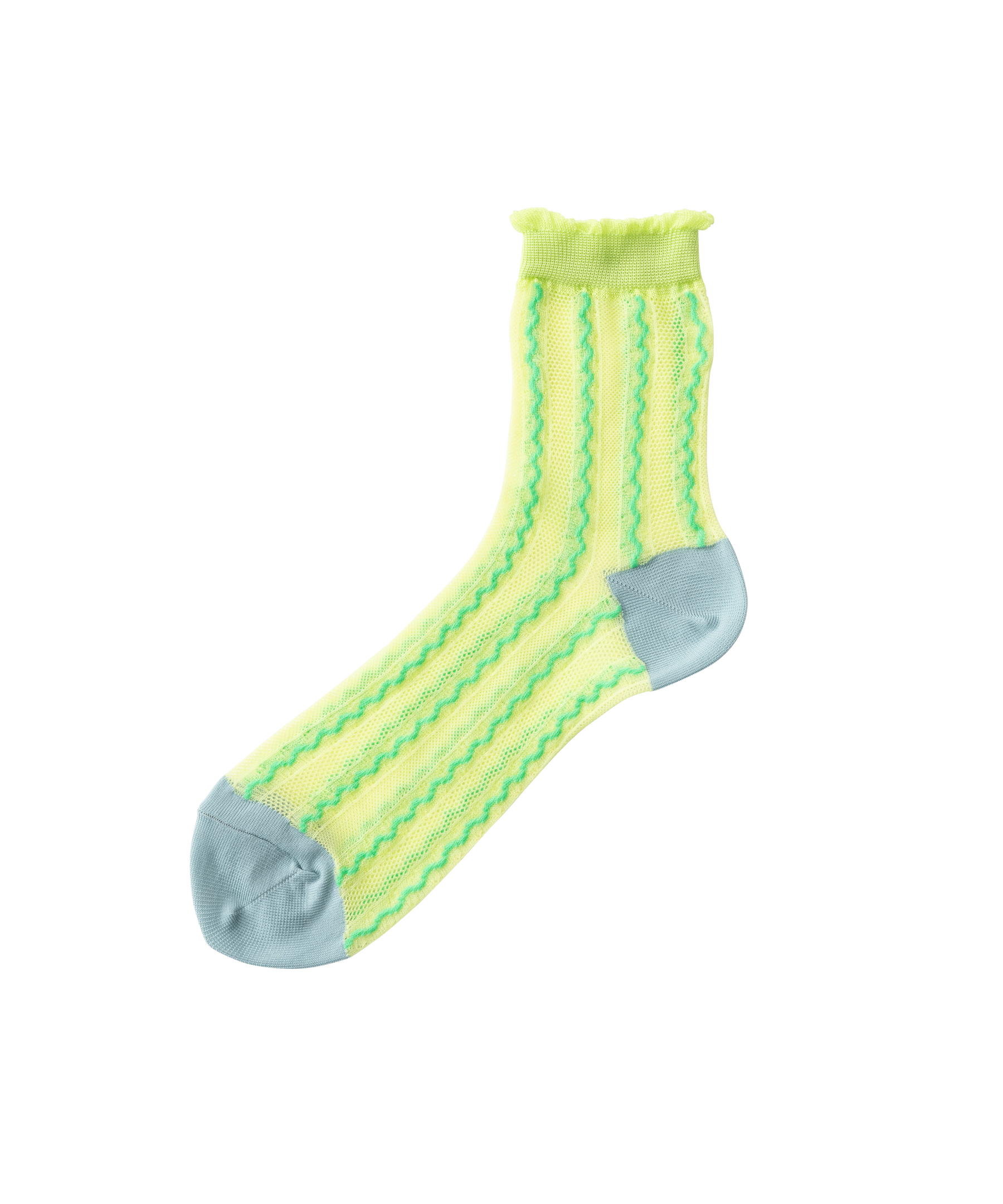 SHEER COLOUR LAME TABI SOCKS