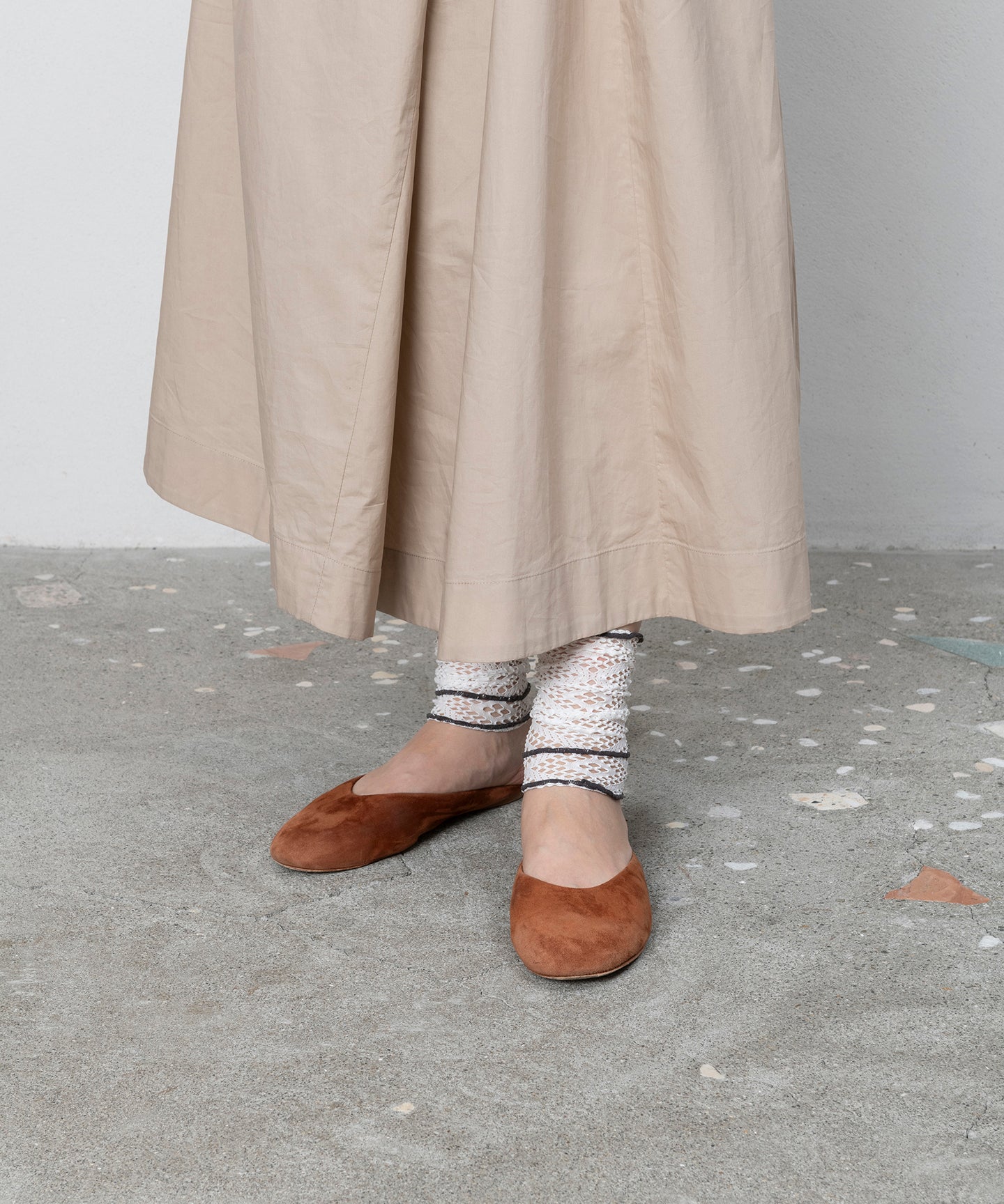 LACE STRRUP LEGGING SOCKS