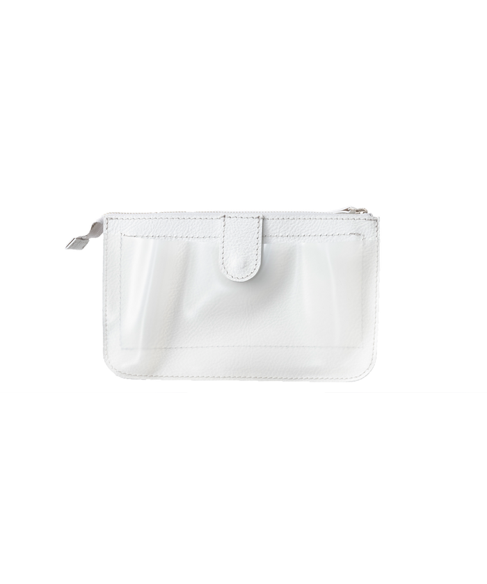 PVC SMARTPHONE POUCH WHITE