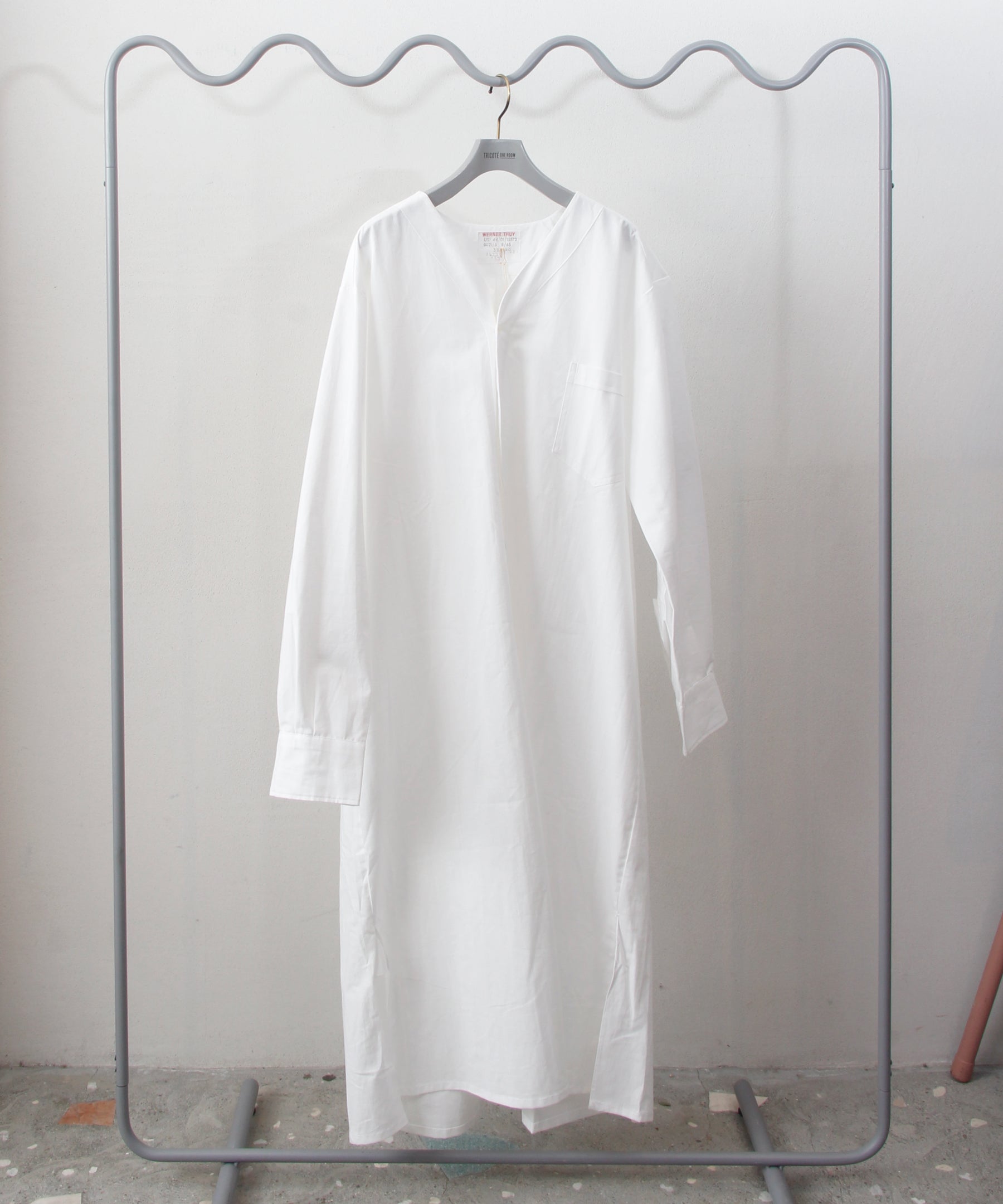 [minoi × TRICOTÉ]<br>VINTAGE COTTON SHIRT ONEPIECE