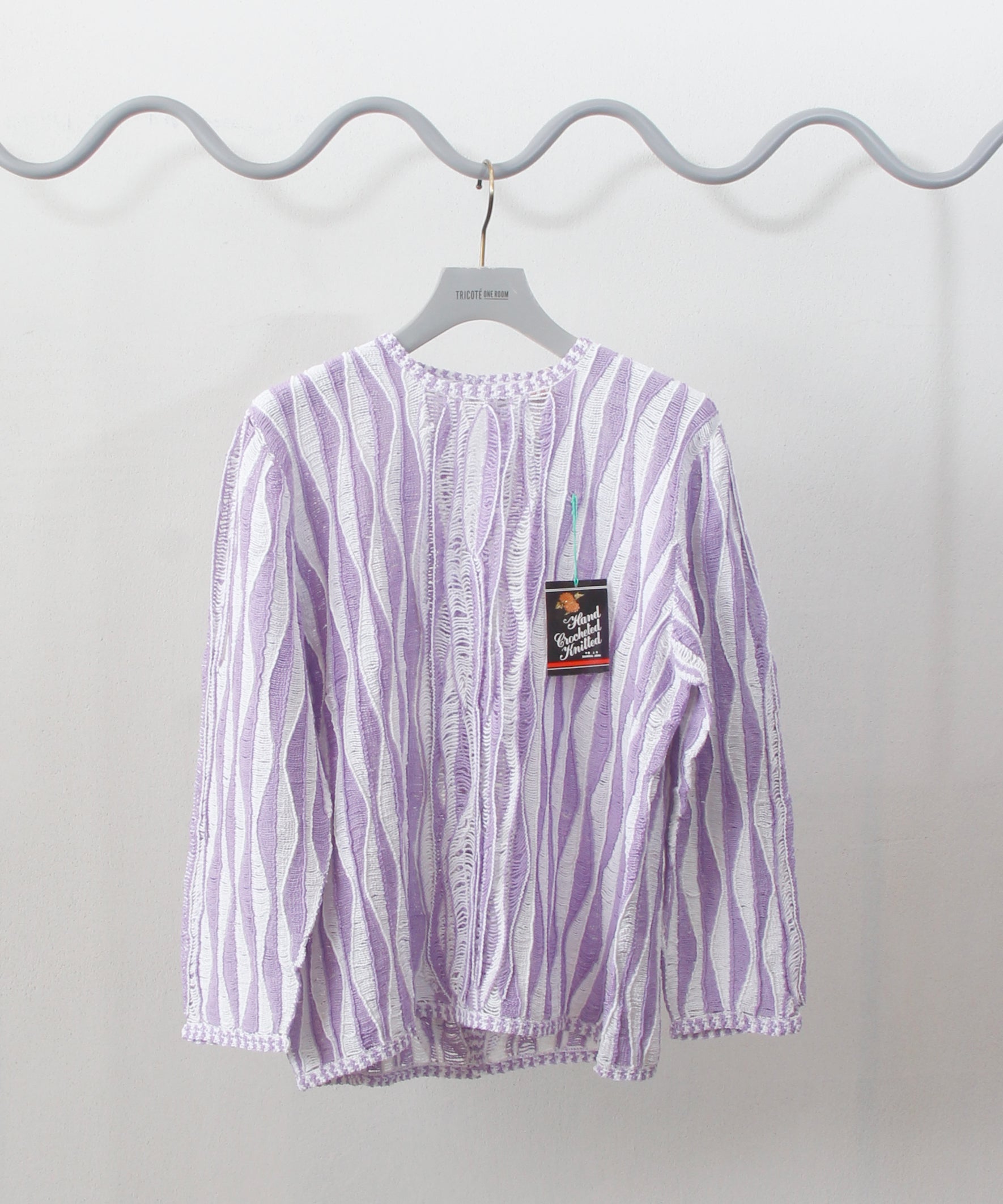 [minoi × TRICOTÉ]<br>VINTAGE LEAF KNIT TOPS