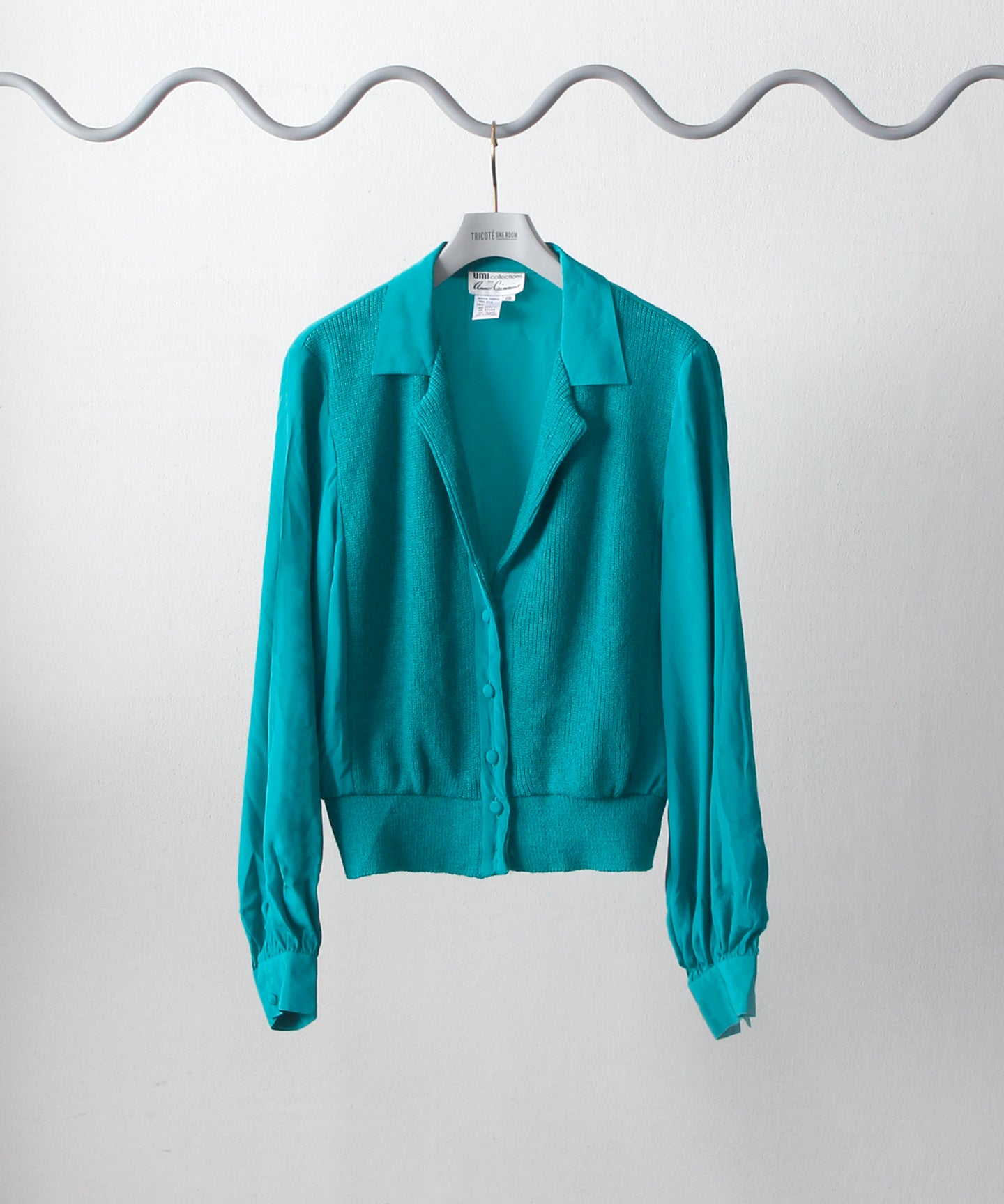 [minoi × TRICOTÉ]<br>VINTAGE GREEN JACKET