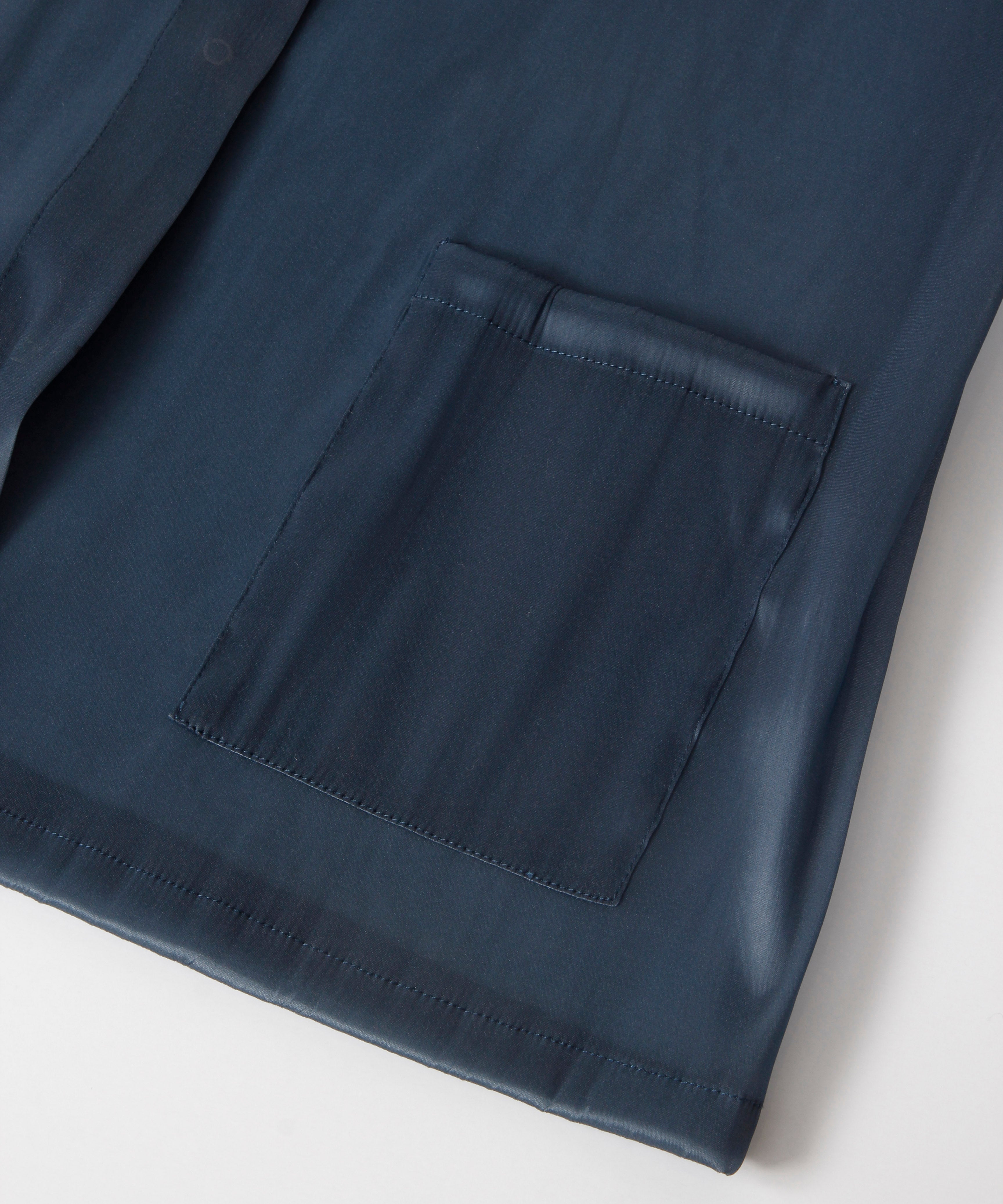 [minoi × TRICOTÉ]<br>VINTAGE NAVY ORGANDY SHIRT