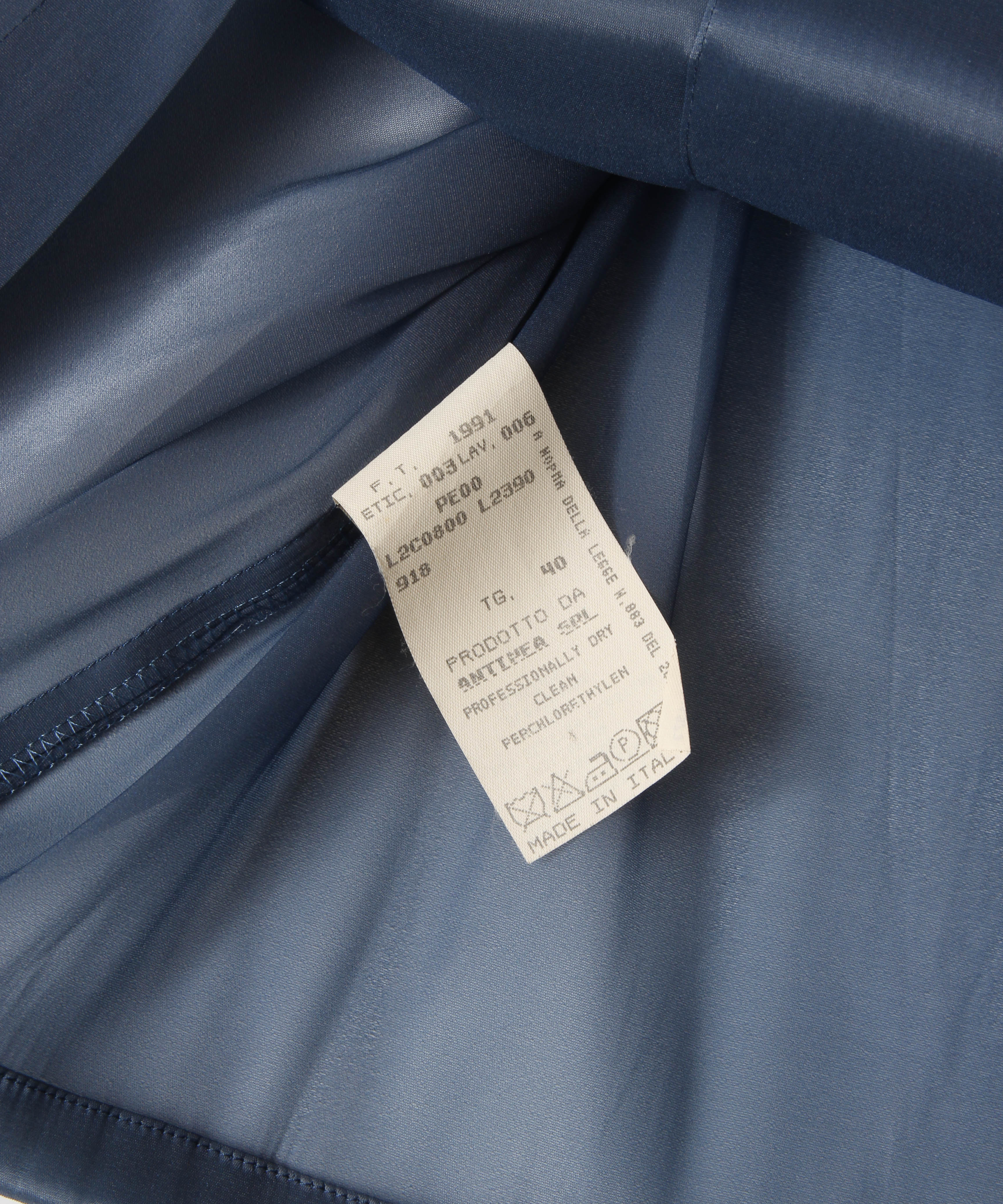 [minoi × TRICOTÉ]<br>VINTAGE NAVY ORGANDY SHIRT