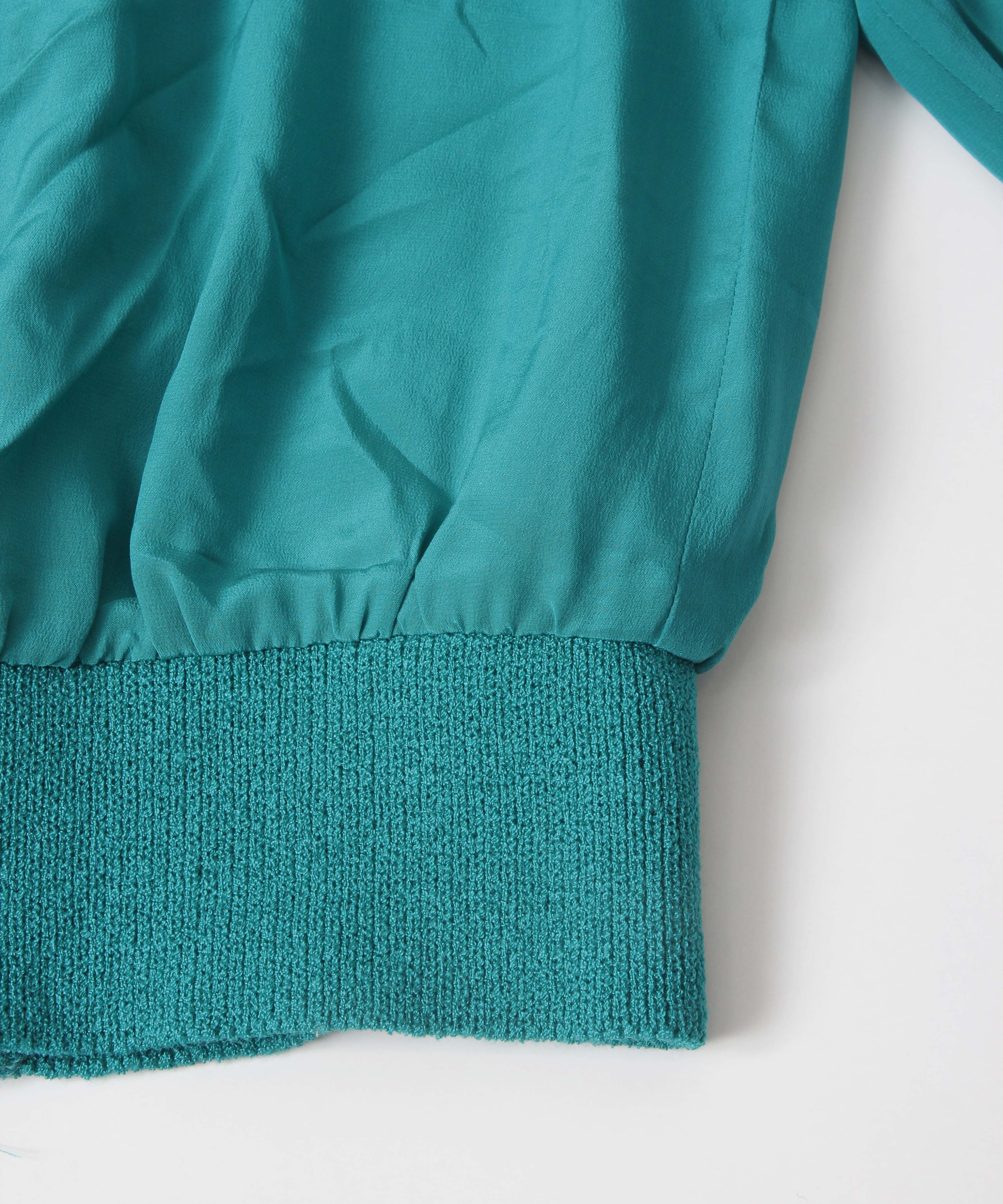 [minoi × TRICOTÉ]<br>VINTAGE GREEN JACKET