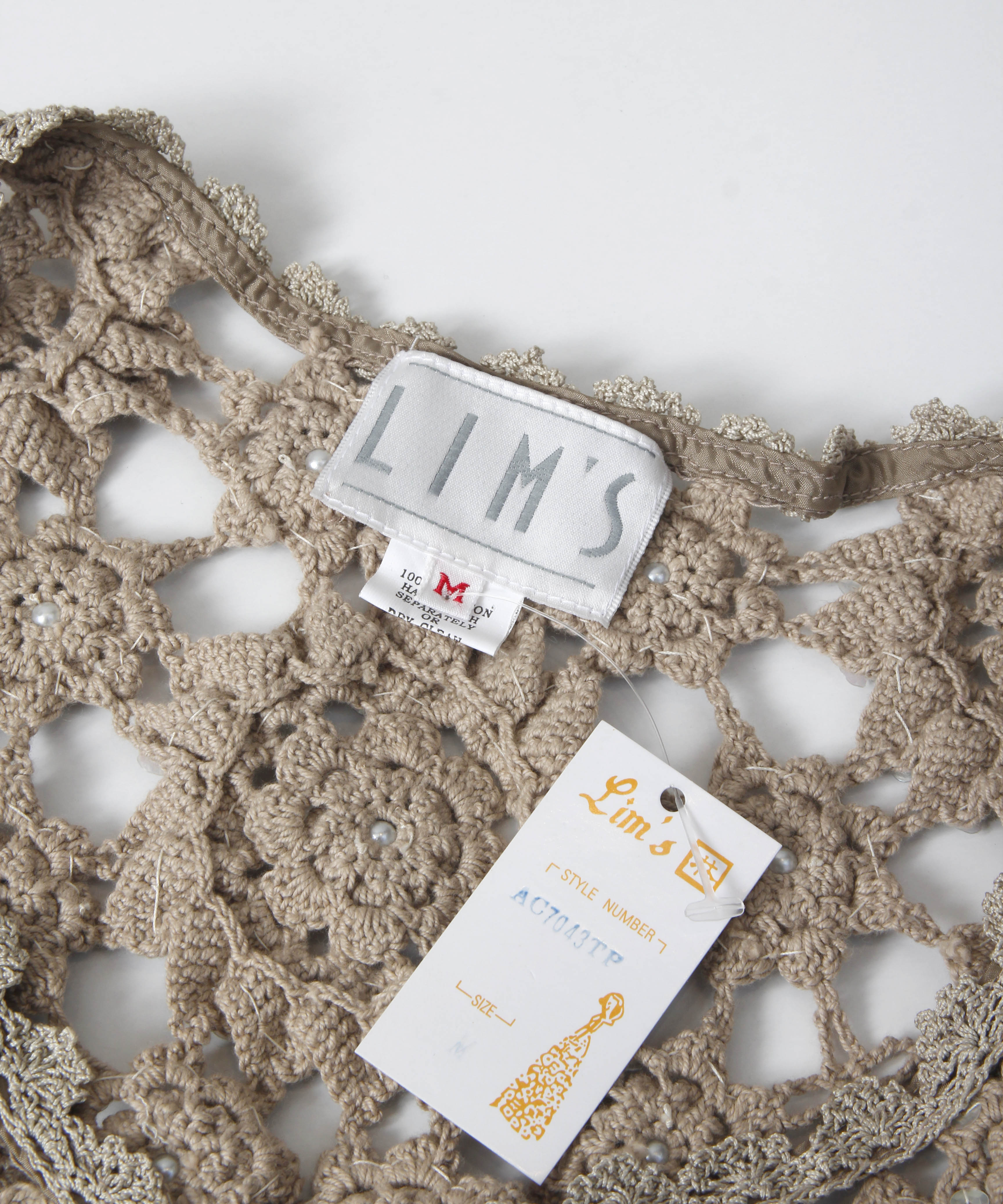 [minoi × TRICOTÉ]<br>VINTAGE CROCHET FLOWER TOPS