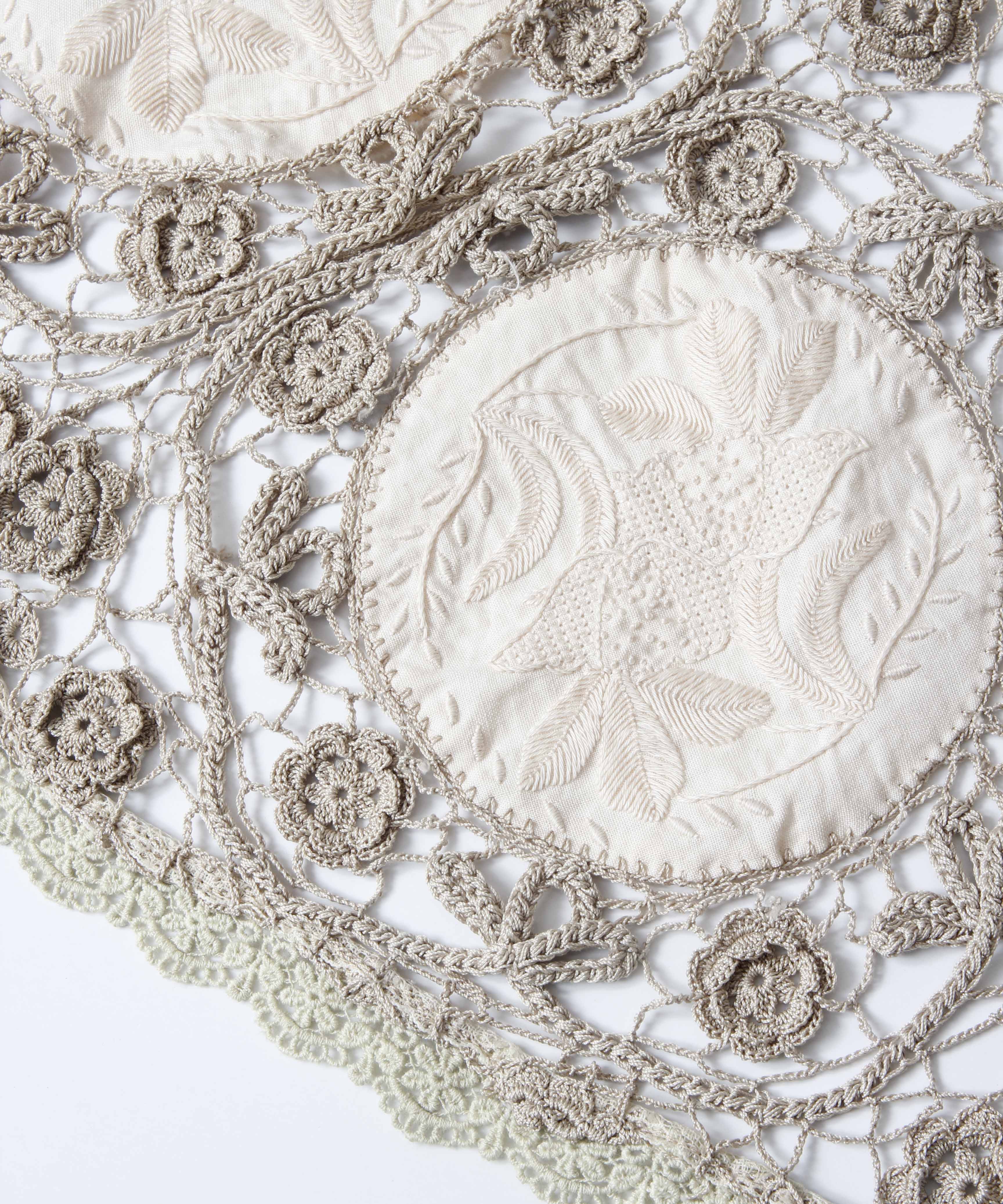 [minoi × TRICOTÉ]<br>VINTAGE CROCHET DRESS