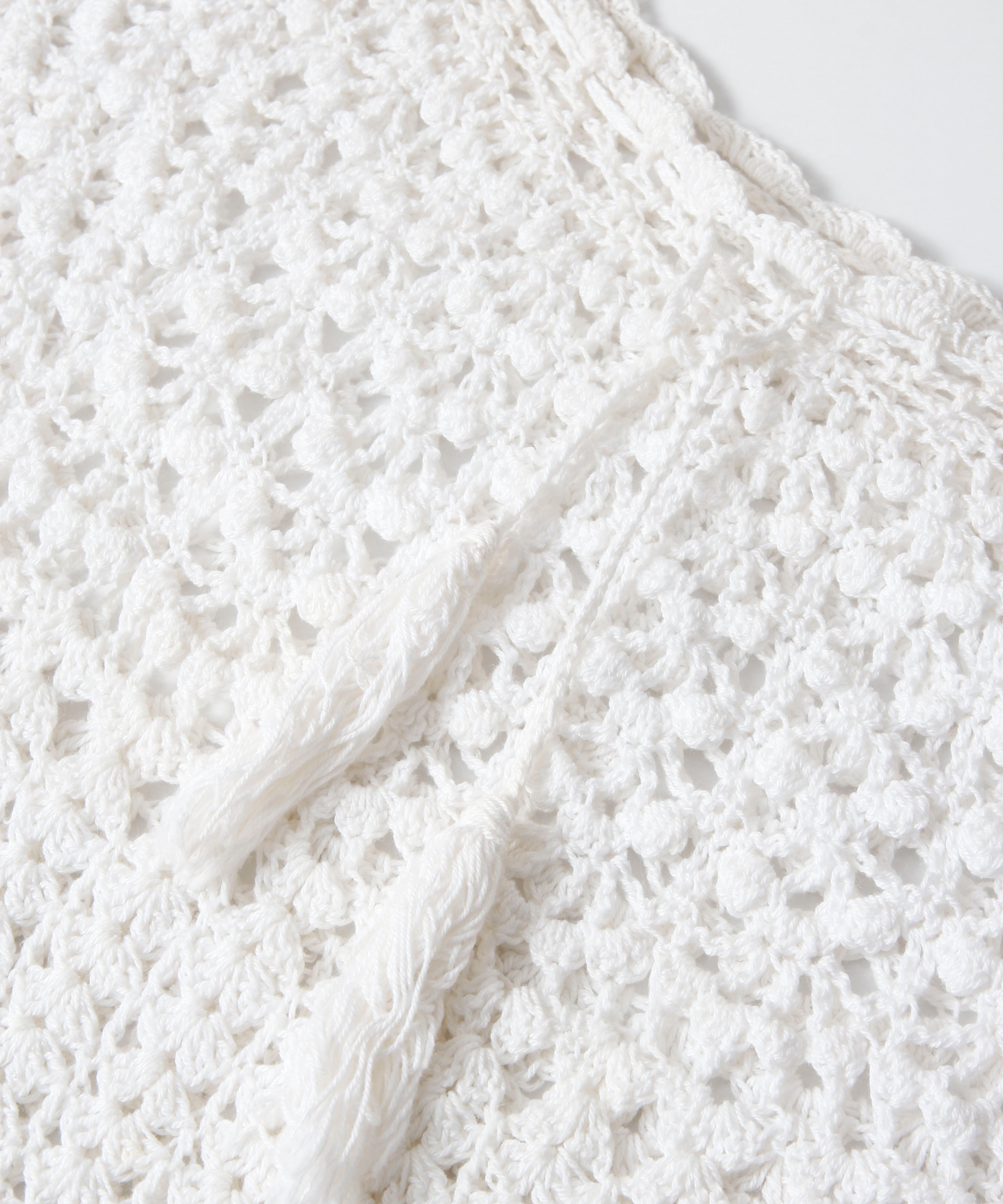 [minoi × TRICOTÉ]<br>VINTAGE CROCHET ONEPIECE