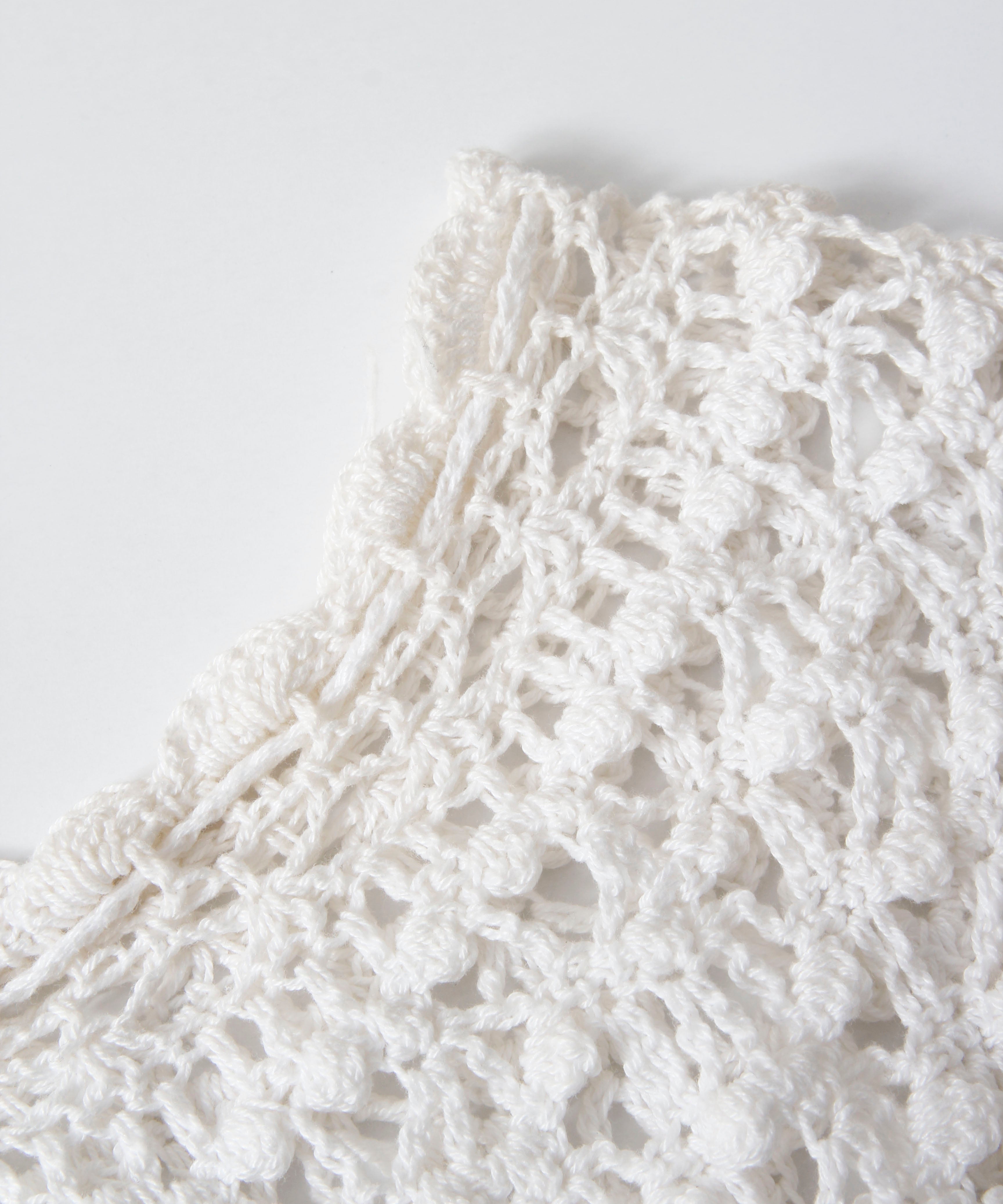 [minoi × TRICOTÉ]<br>VINTAGE CROCHET ONEPIECE