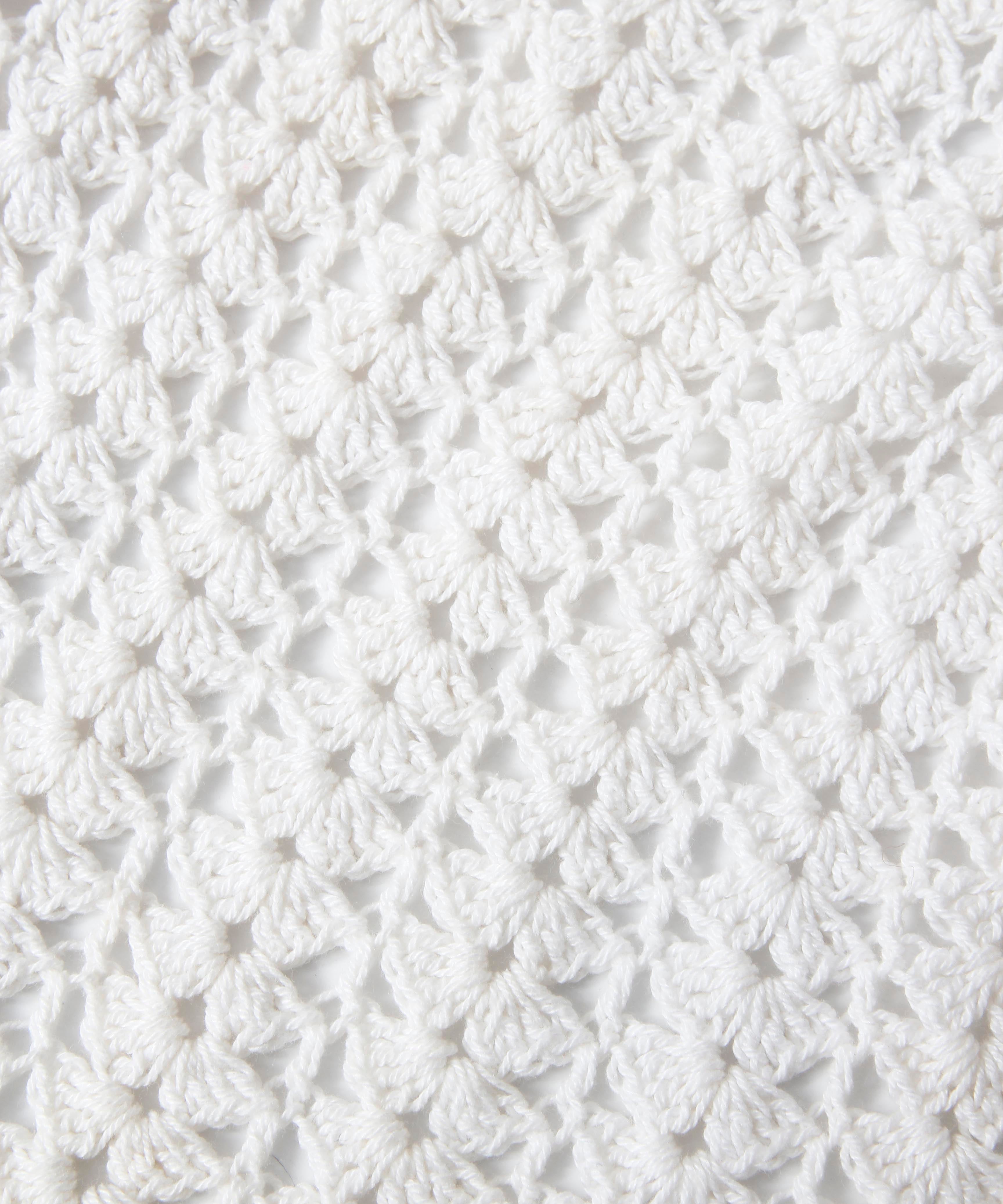 [minoi × TRICOTÉ]<br>VINTAGE CROCHET ONEPIECE