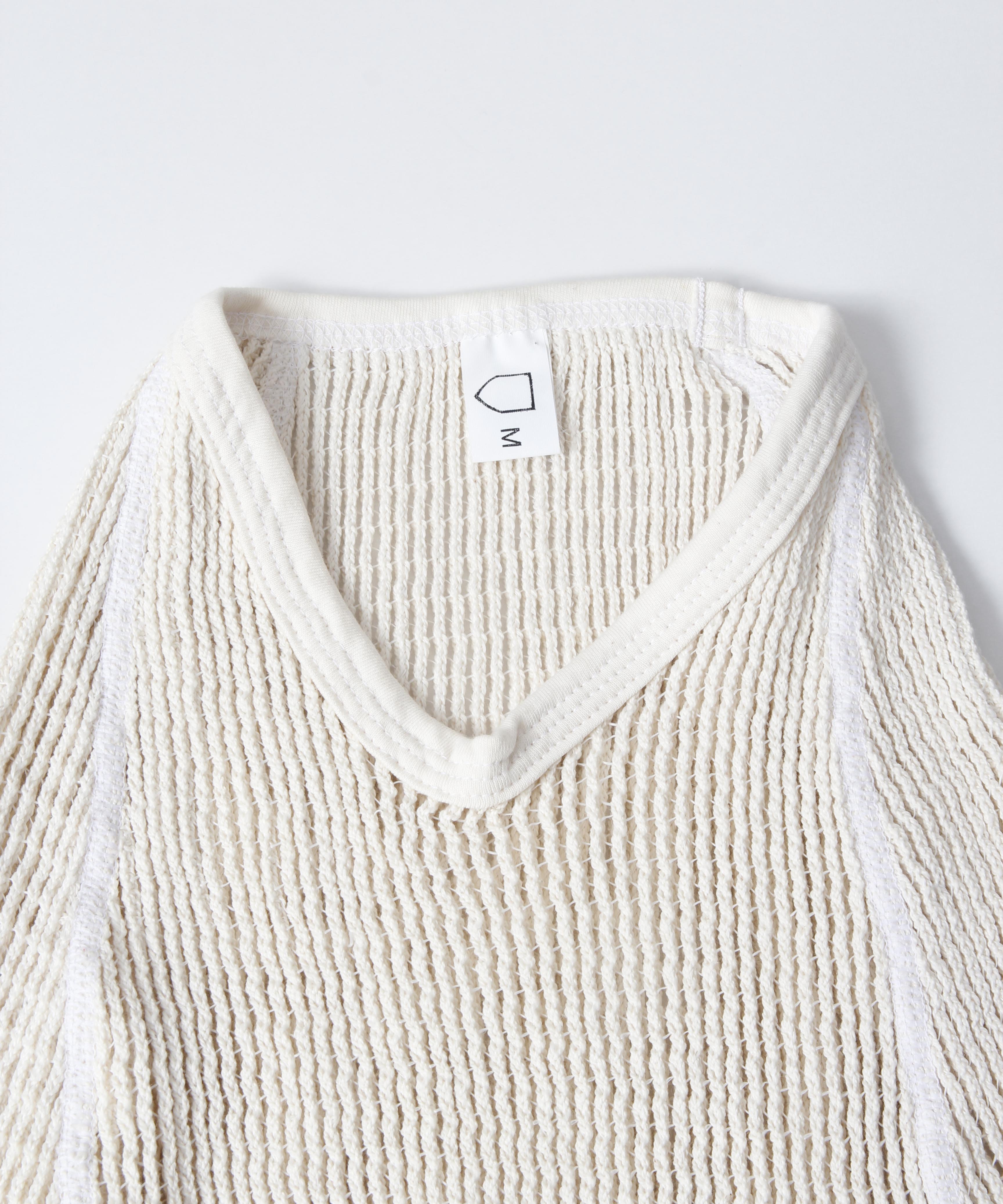 [minoi × TRICOTÉ]<br>VINTAGE KNIT MESH TOPS