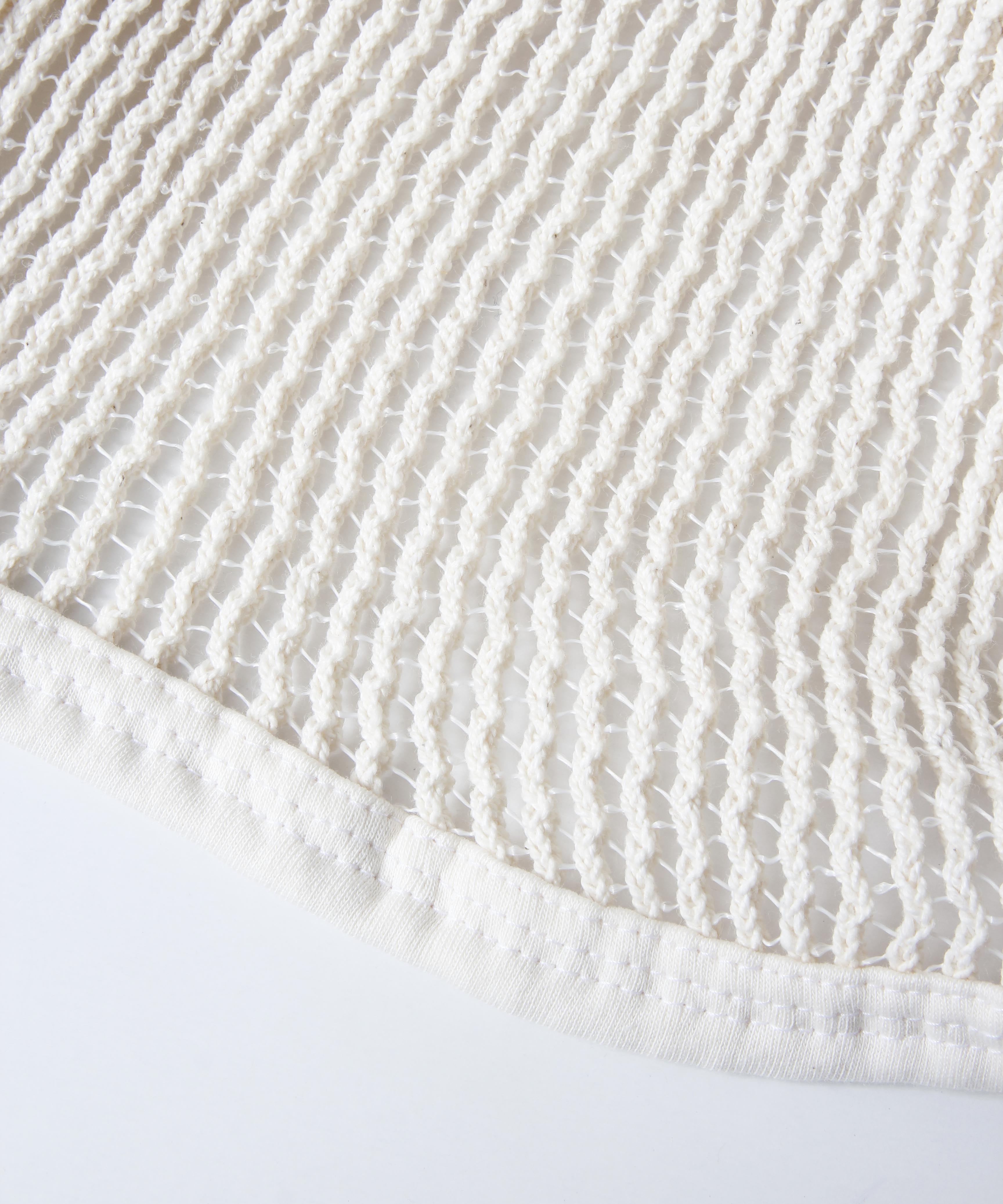 [minoi × TRICOTÉ]<br>VINTAGE KNIT MESH TOPS