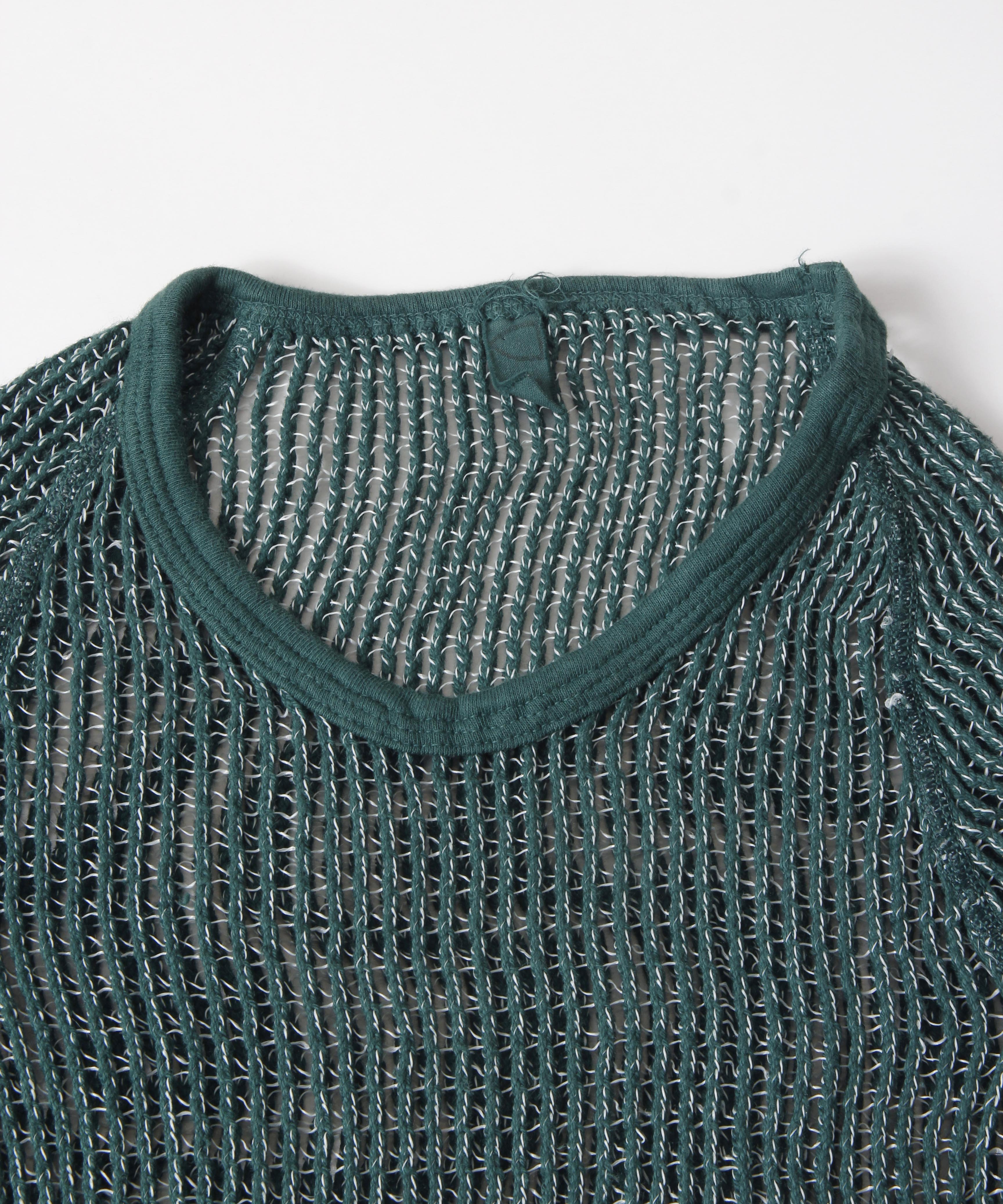 [minoi × TRICOTÉ]<br>VINTAGE KNIT MESH TOPS