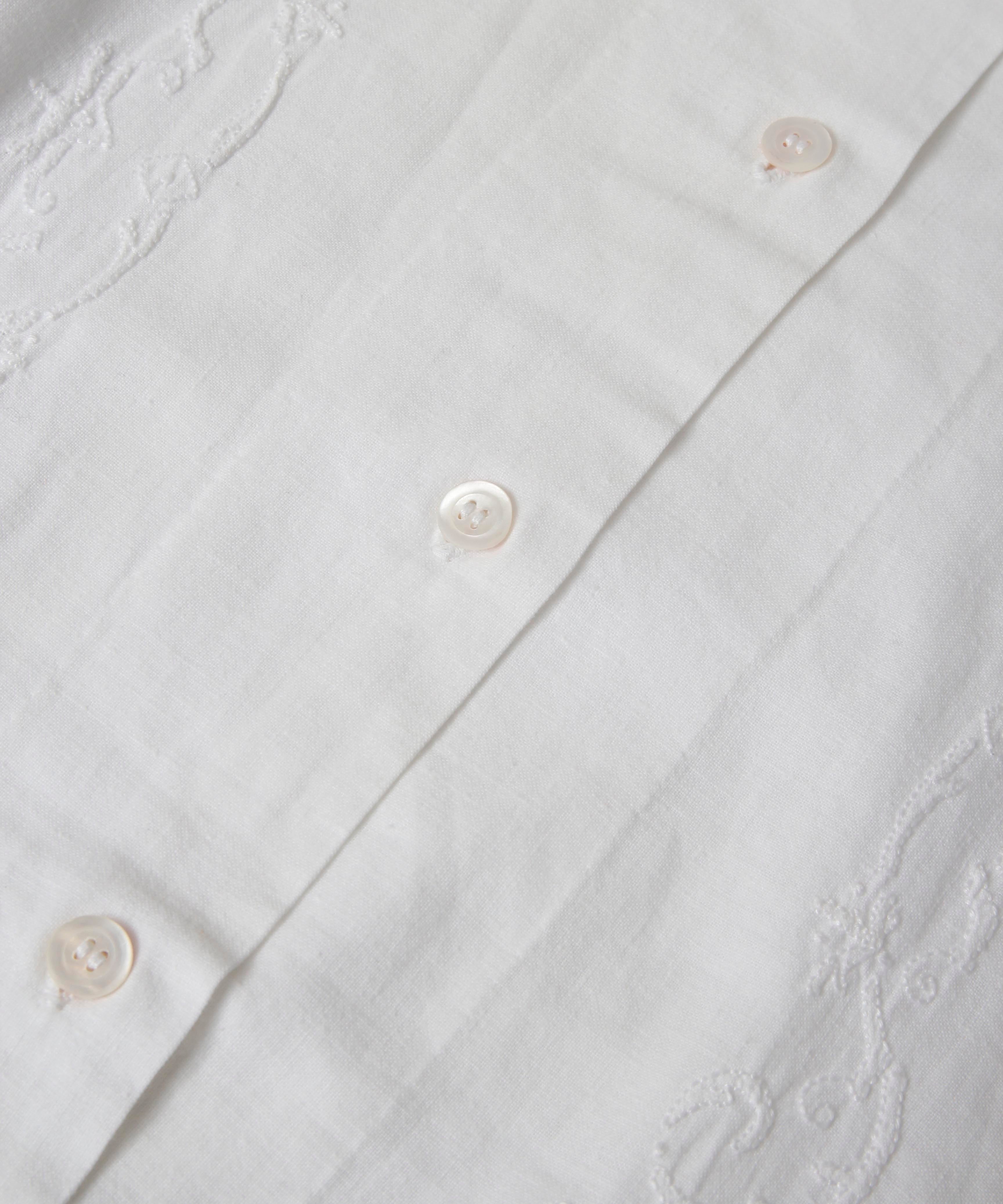 [minoi × TRICOTÉ]<br>VINTAGE WHITE COTTON ONEPIECE