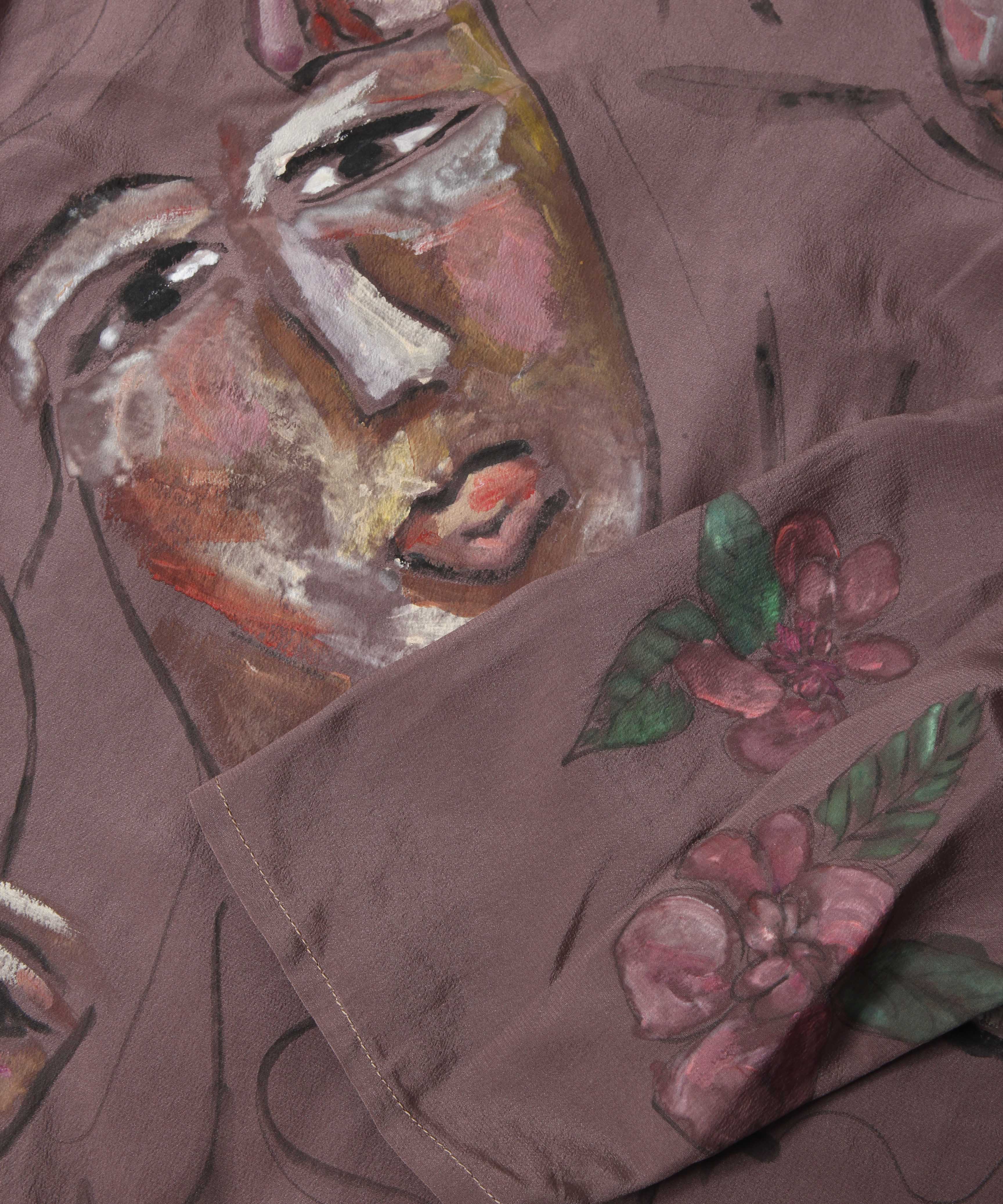 [minoi × TRICOTÉ]<br>VINTAGE FACE BLOUSE