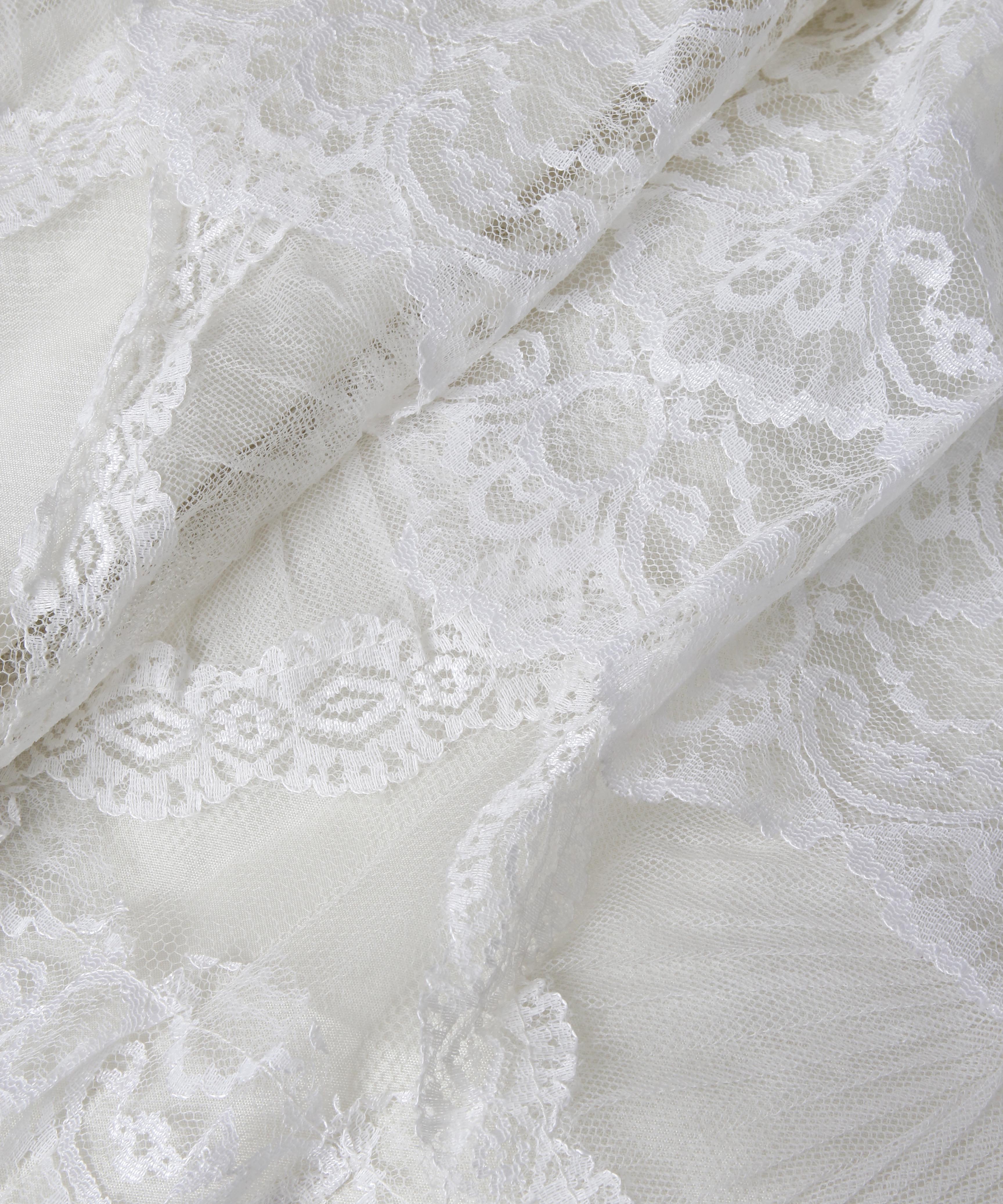 [minoi × TRICOTÉ]<br>VINTAGE LACE FRILL DRESS
