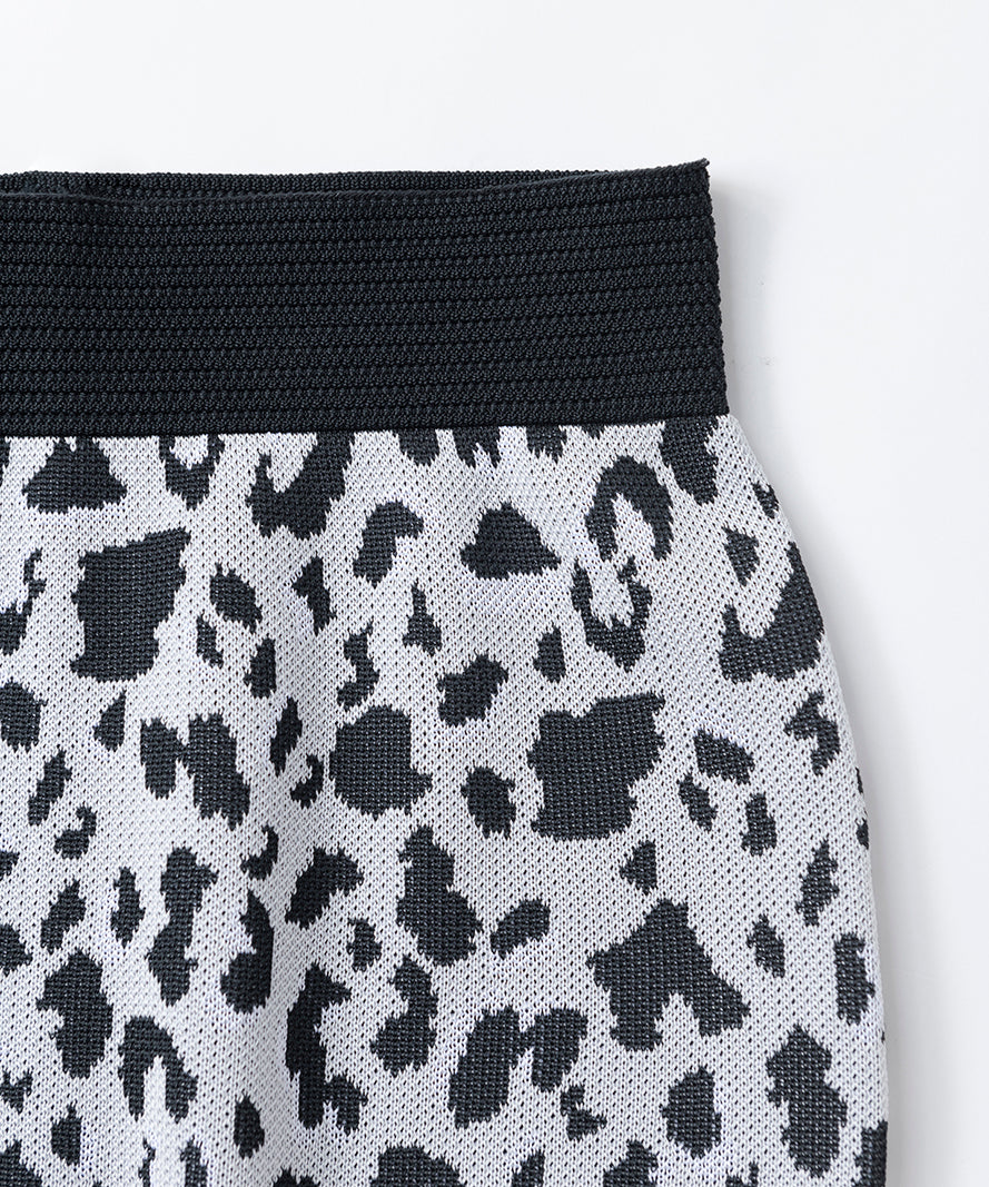 LEOPARD PATTERN SKIRT