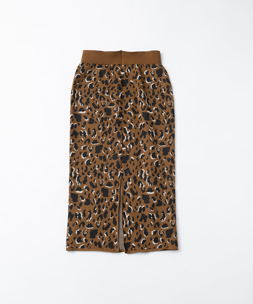 LEOPARD PATTERN SKIRT