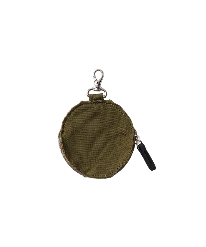 KNIT CIRCLE POUCH KHAKI