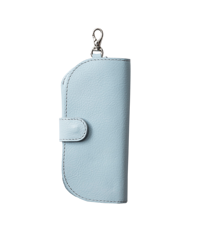 LEATHER SUNGLASSES CASE BLUEGRAY